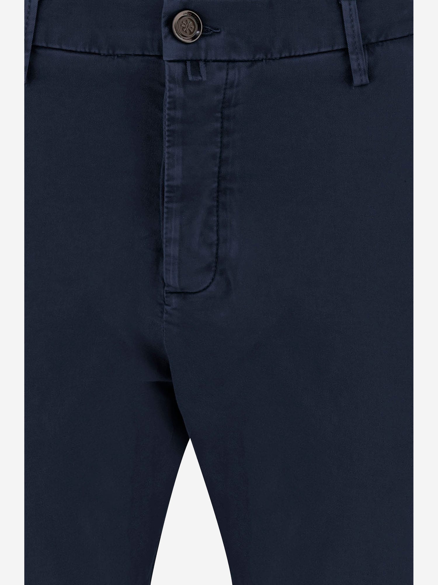 Jacob Cohen Stretch Cotton Trousers In Blue