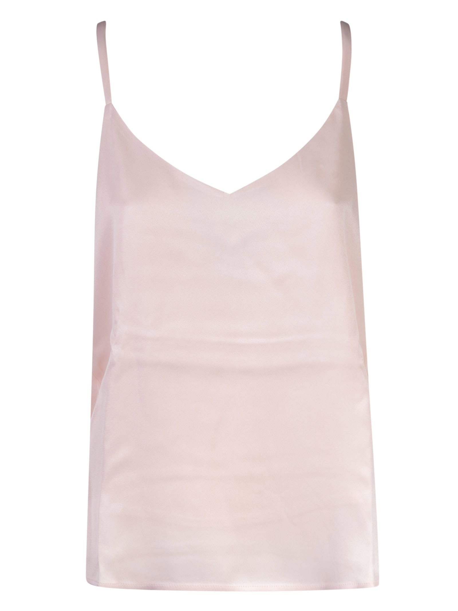 Twinset Classic Loose-fit Tank Top In Cupcake Pink