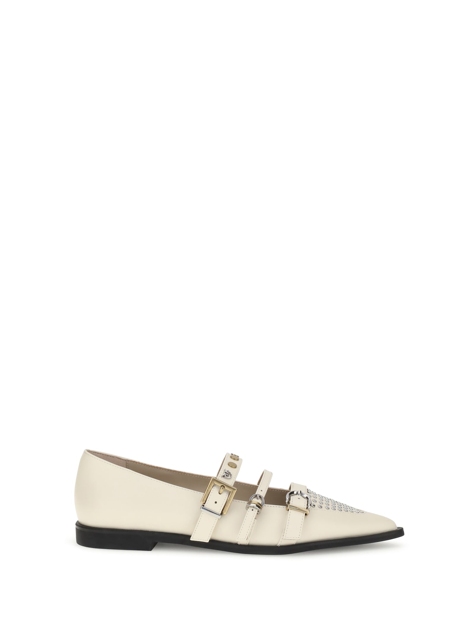 Pinko Studded Ballerinas