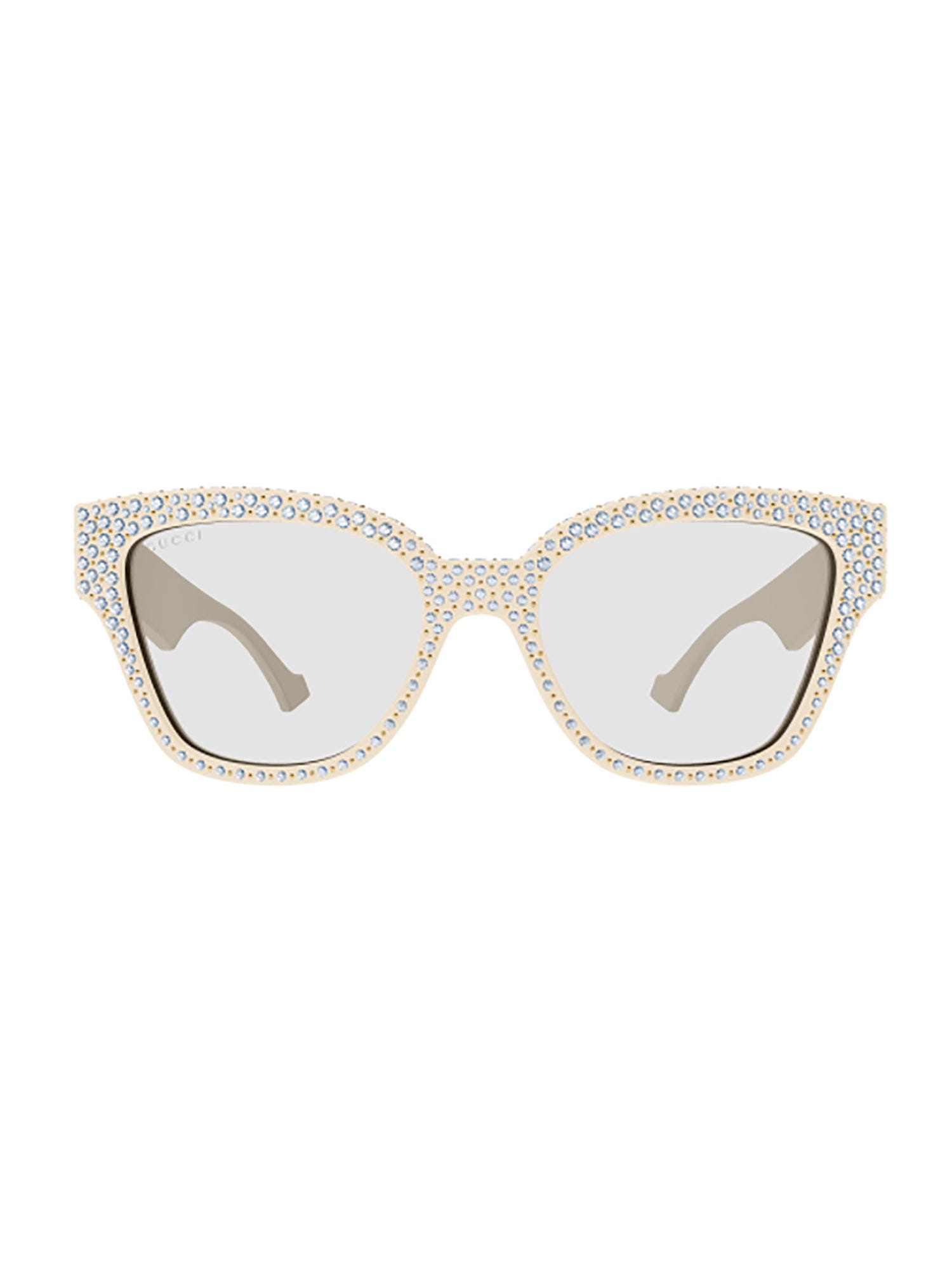 Shop Gucci Gg1424s Sunglasses In Ivory Ivory Transpare