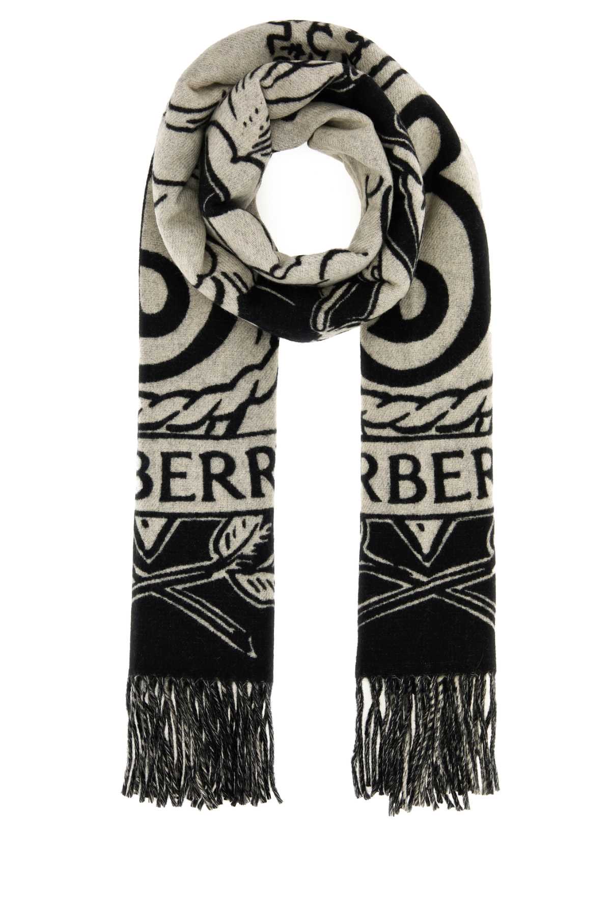 Embroidered Cashmere Scarf