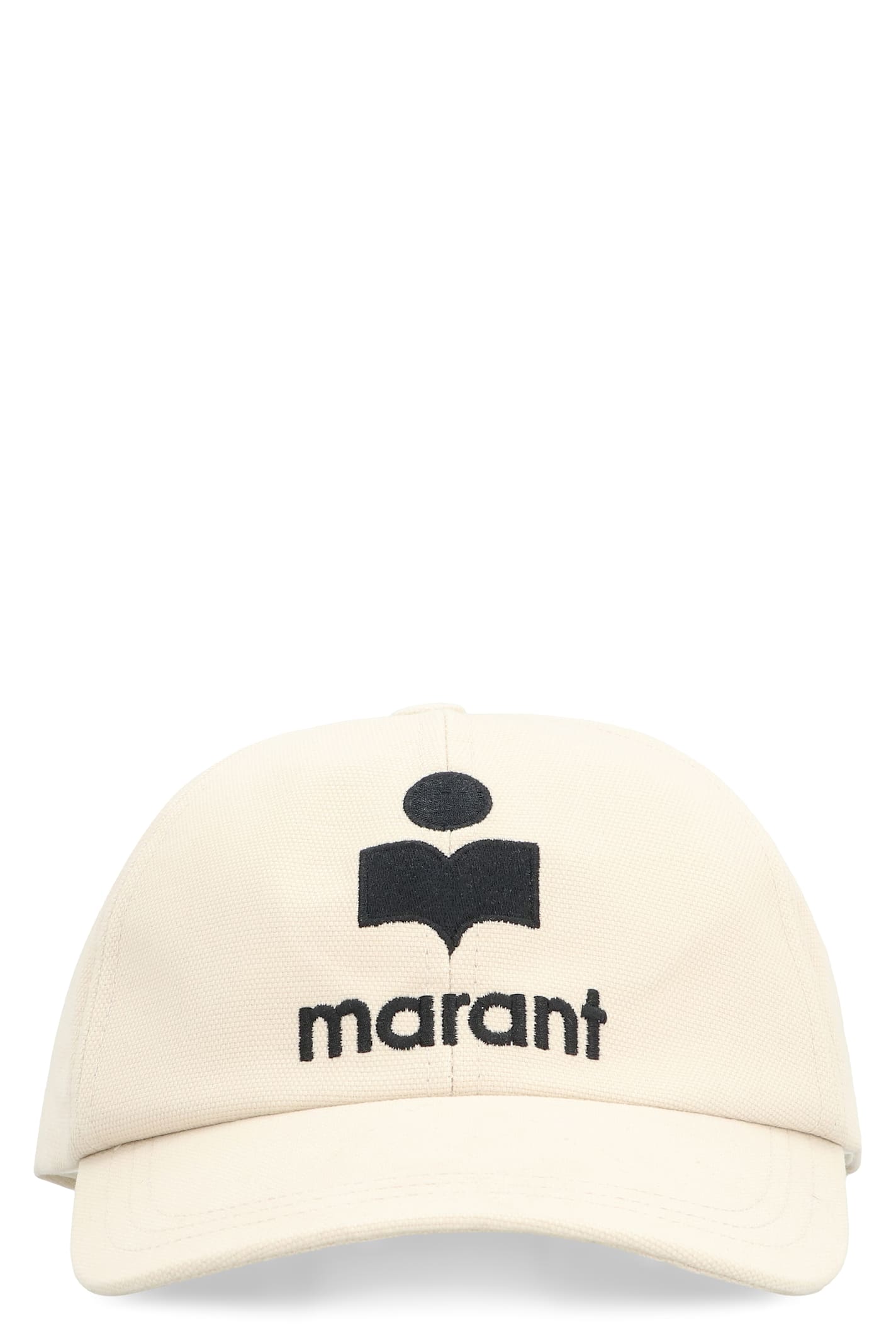 Isabel Marant Logo Baseball Cap In White