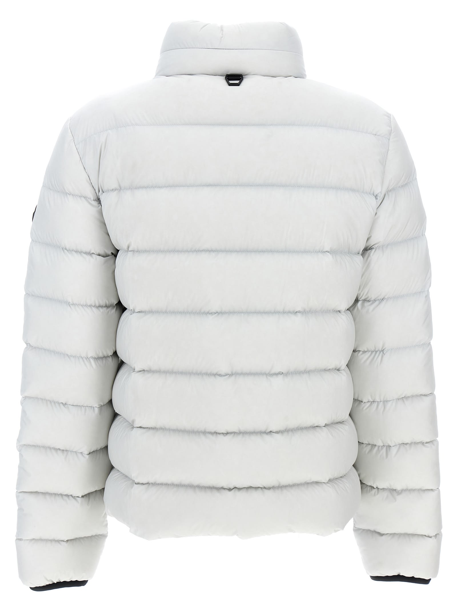 Shop Moncler Cerces Down Jacket In Bianco