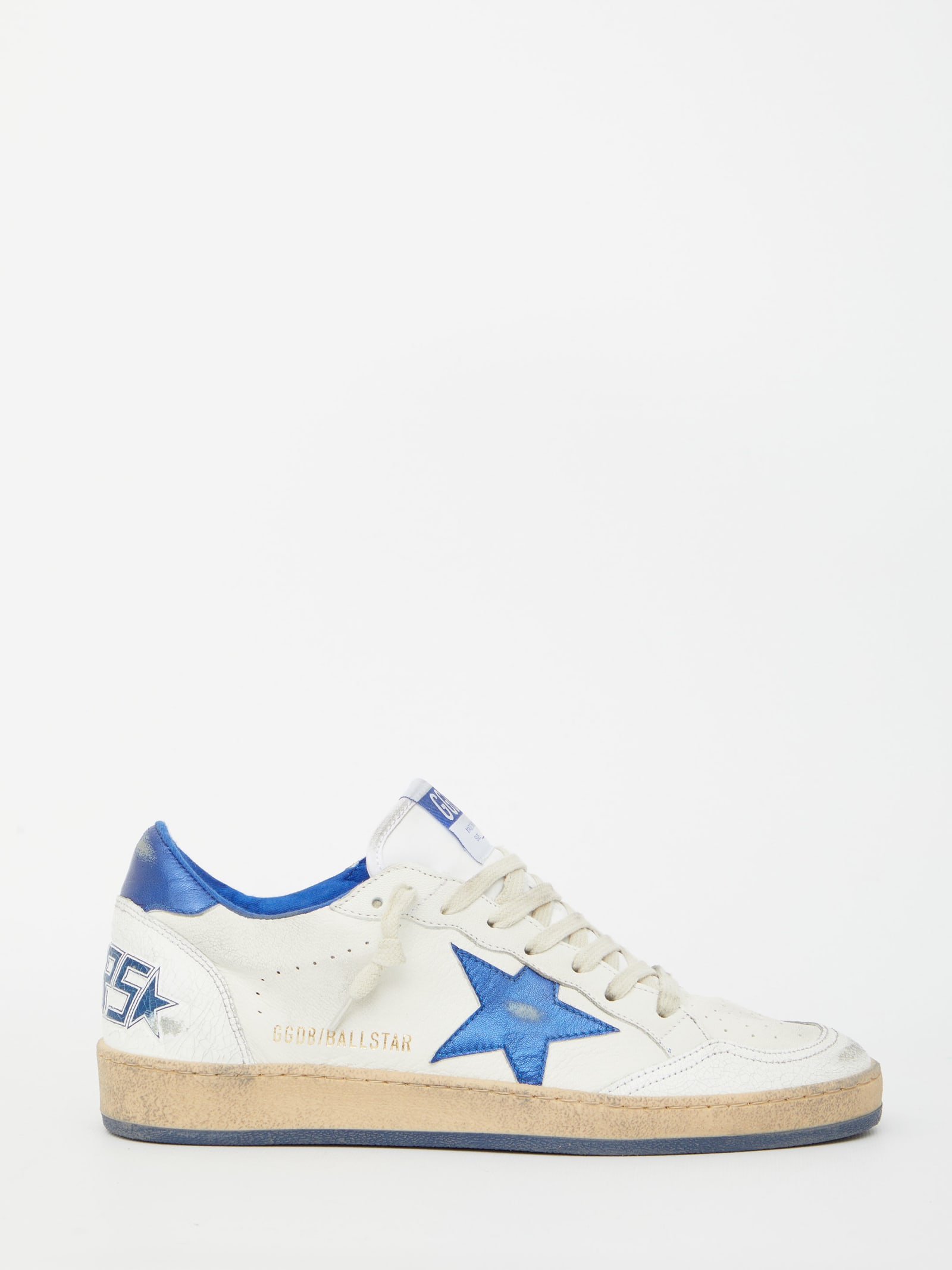 Shop Golden Goose Ball Star Sneakers In White