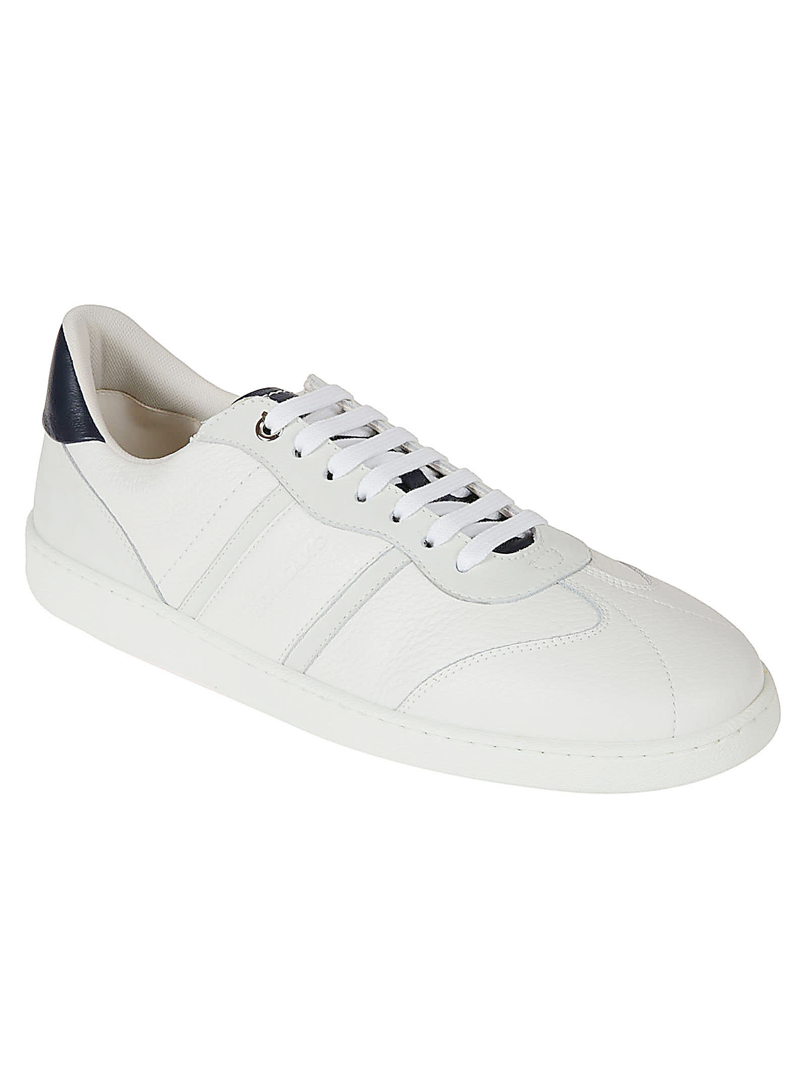 Shop Ferragamo Achille 1 Sneakers In White