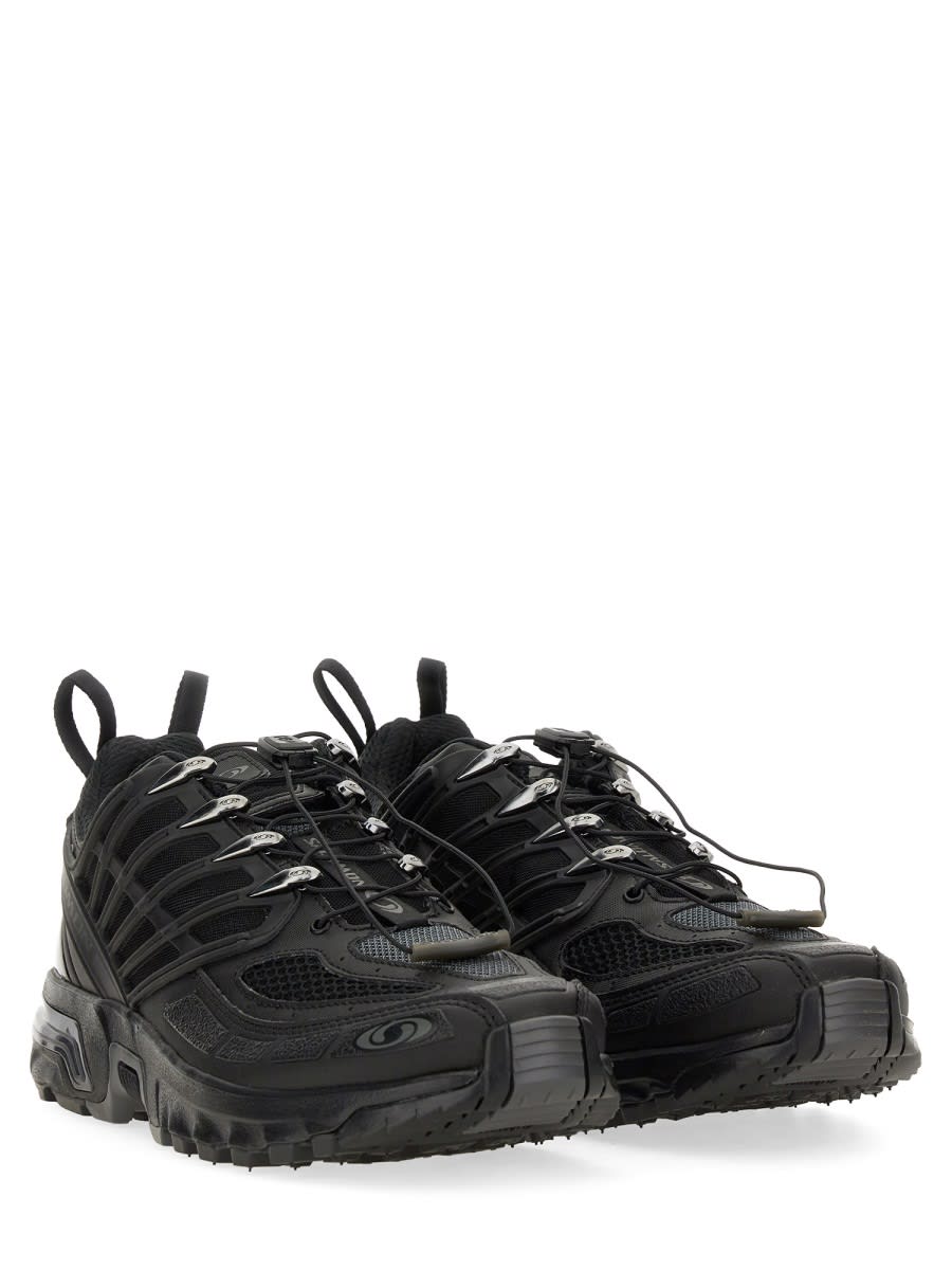 Shop Salomon Sneaker Acs Pro In Black