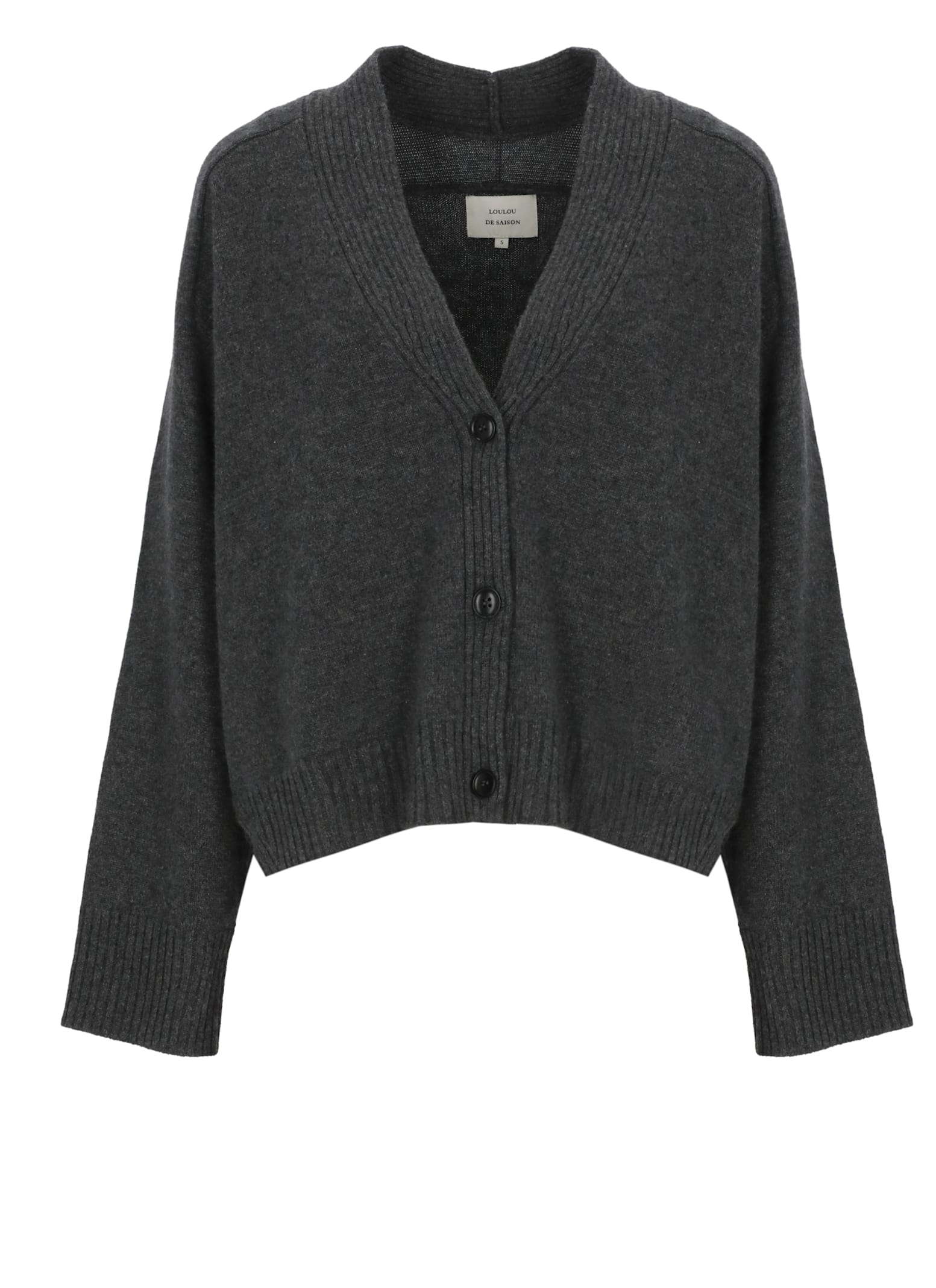 Loulou Studio Kaia Lds Cardigan In Gray