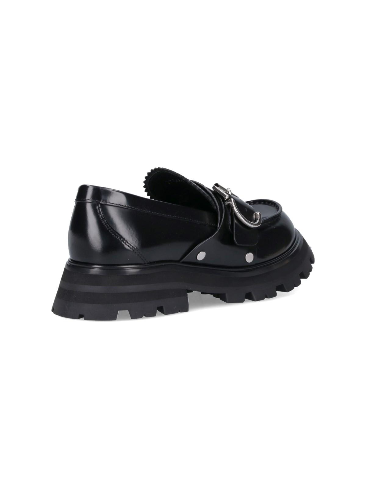 Shop Alexander Mcqueen Wander Loafers In Black