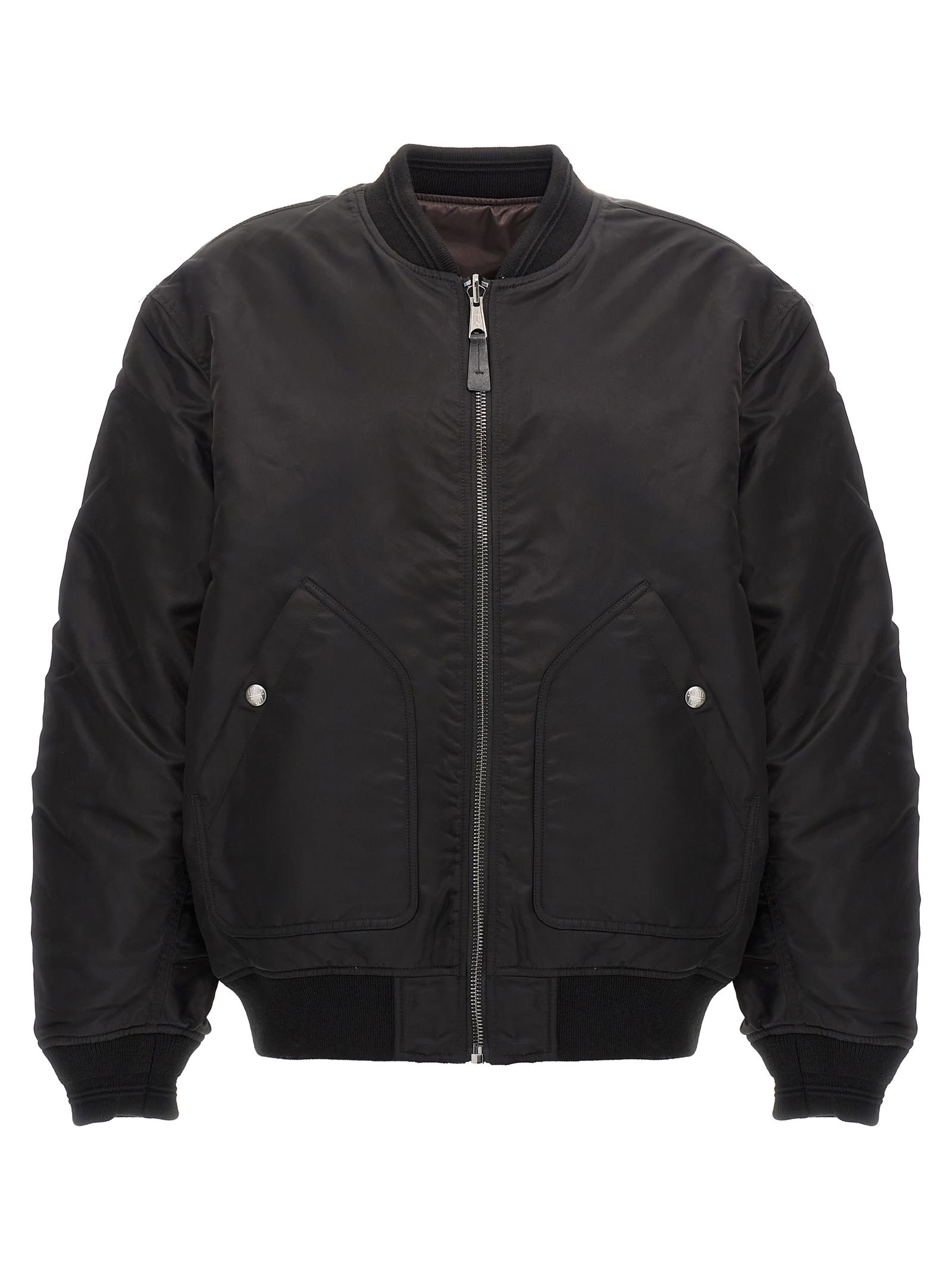 Shop Diesel J-held Bomber Jacket In Black