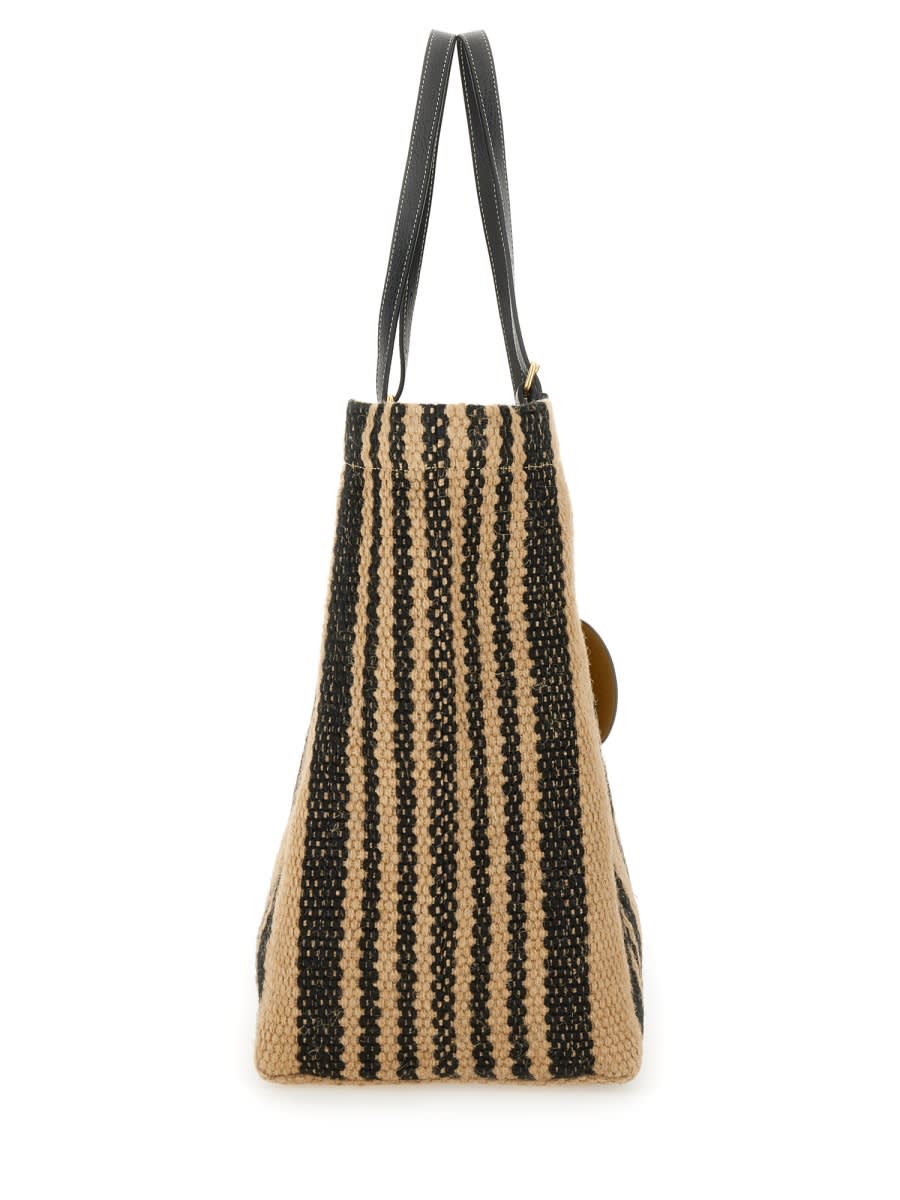 Shop Anya Hindmarch Tote Bag With Logo In Multicolour