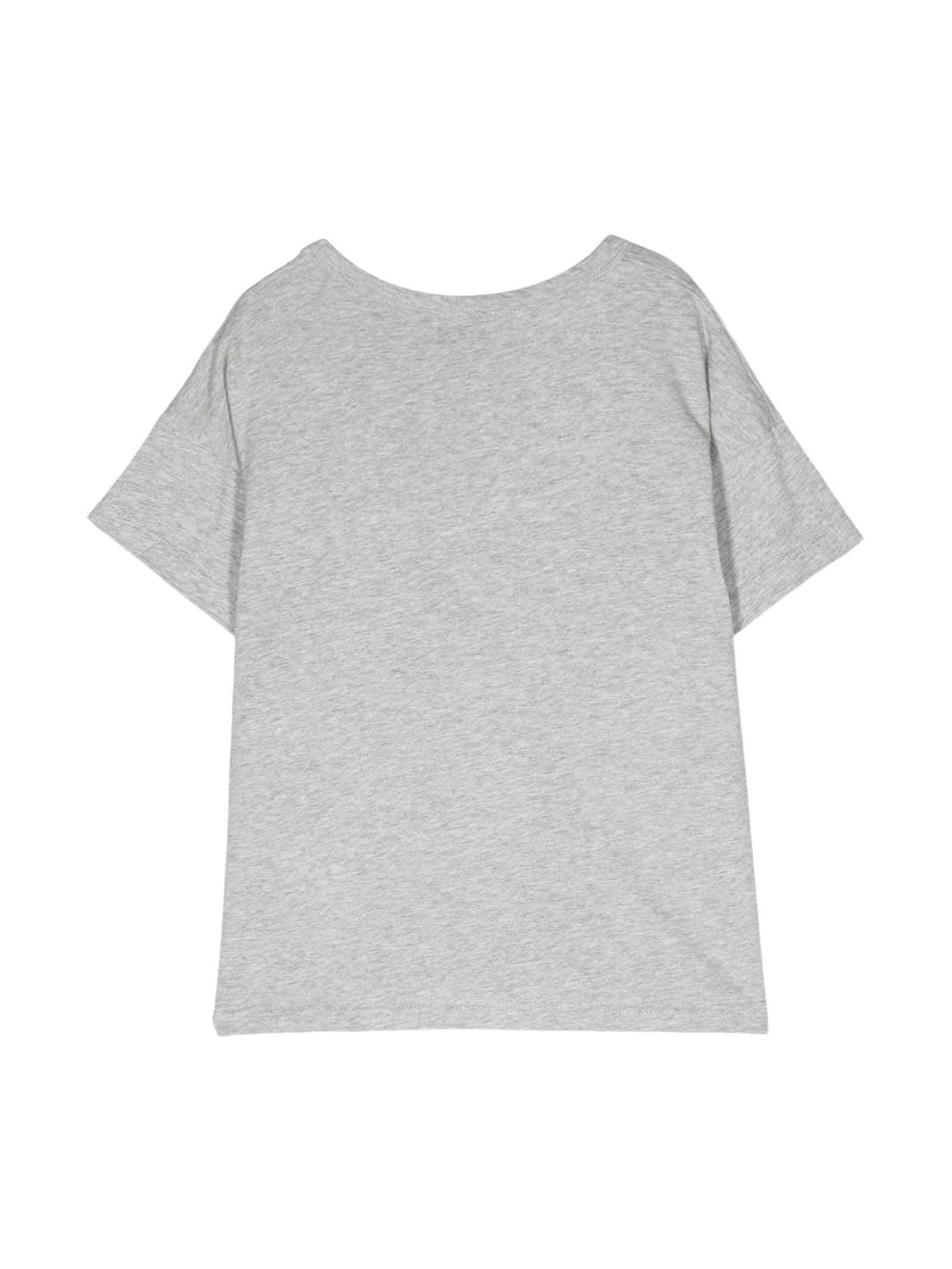 Bobo Choses Kids' Squid T-shirt Light Gray In Grey