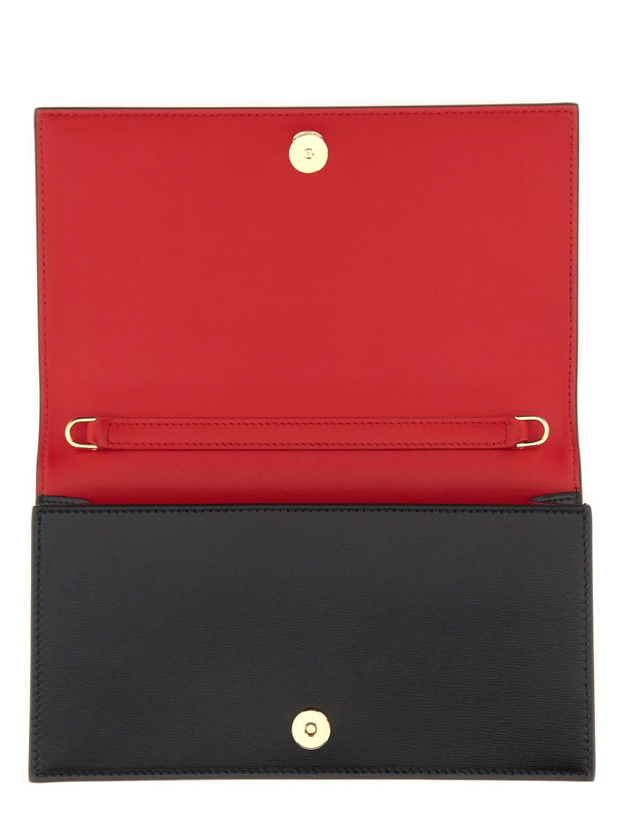 Shop Ferragamo Mini Bag With Hooks In Black