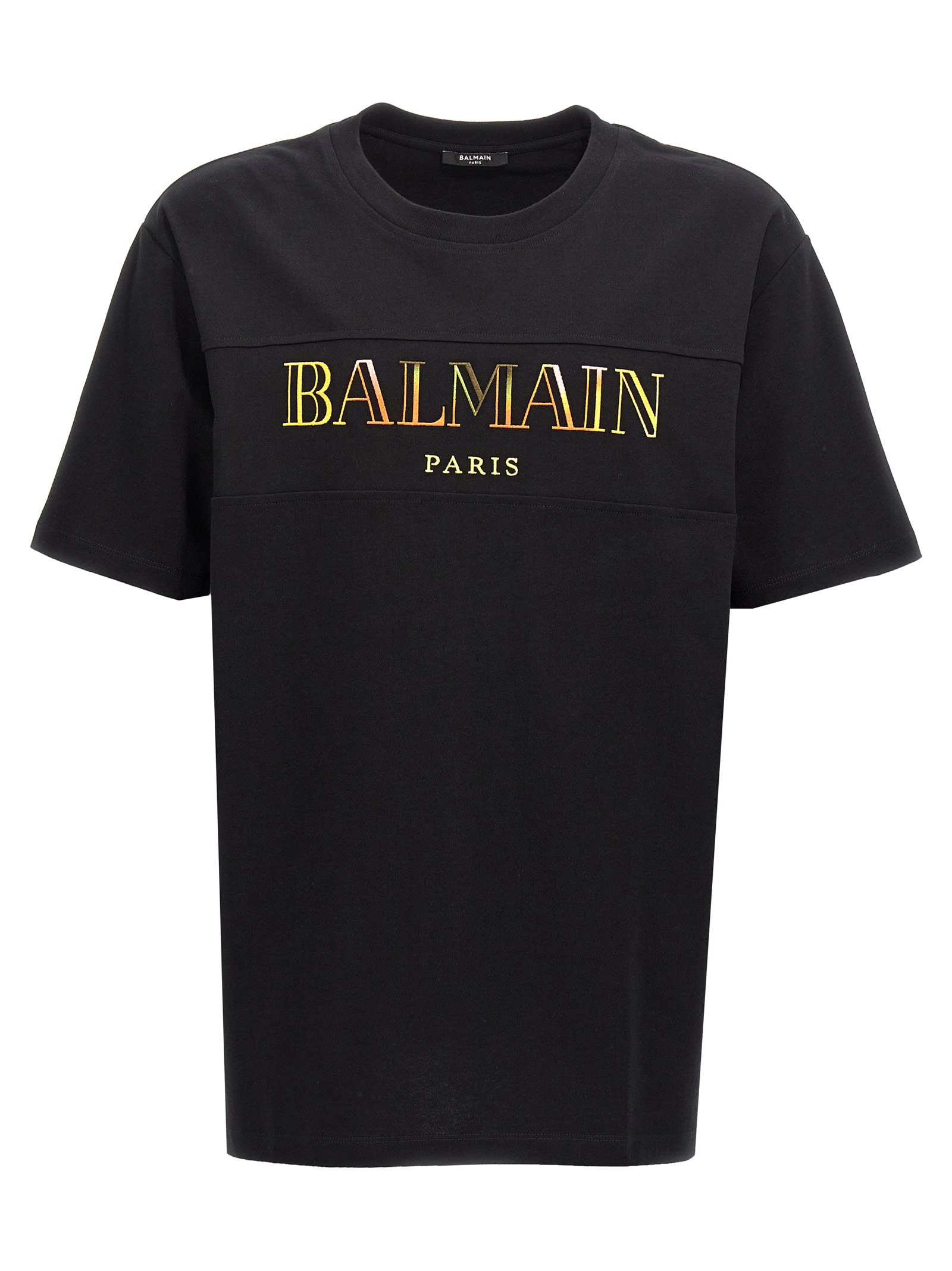 Shop Balmain Vintage T-shirt In Black