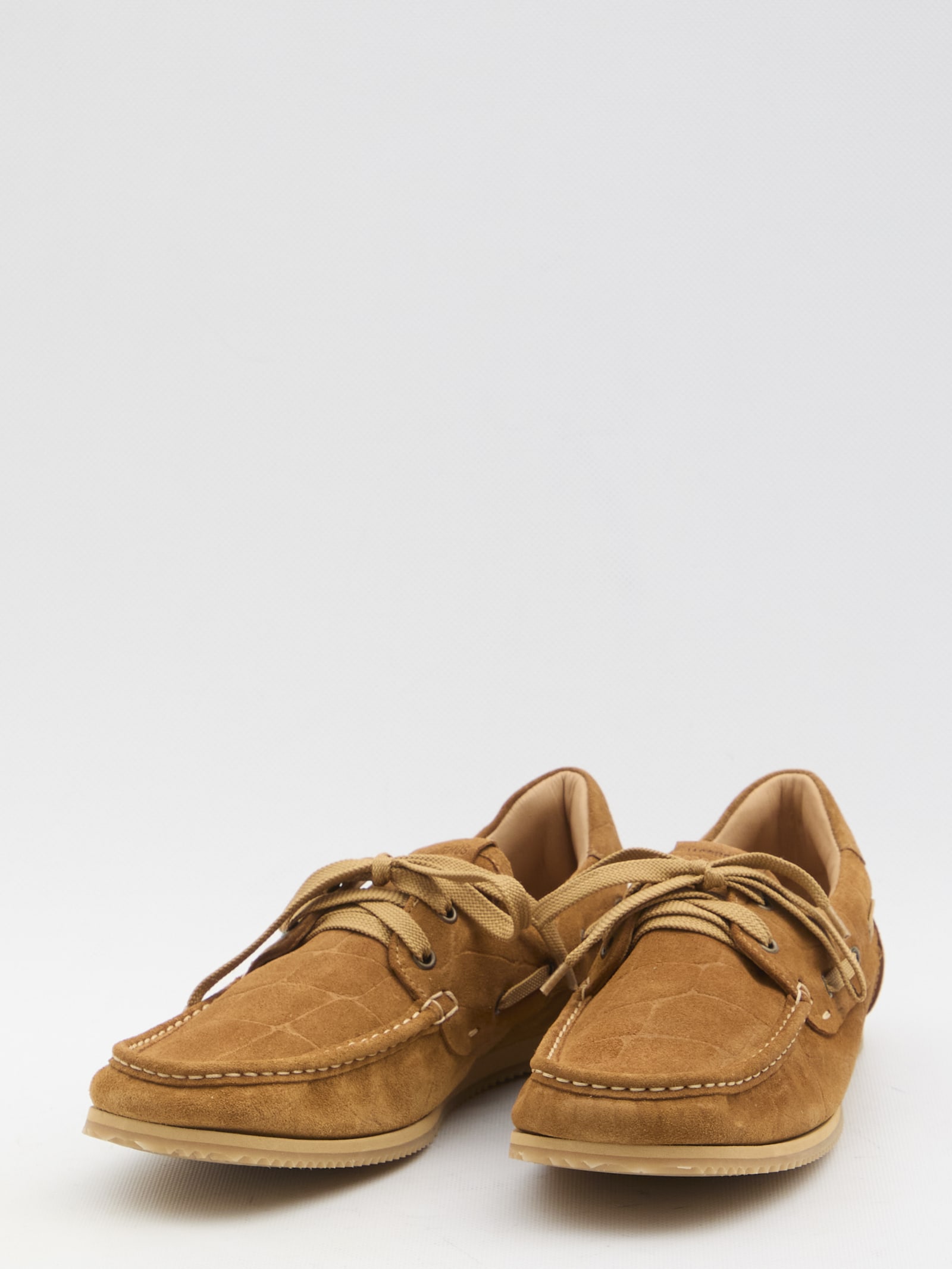 Jacquemus Calf Leather Loafer In Caramel Brown In Beige