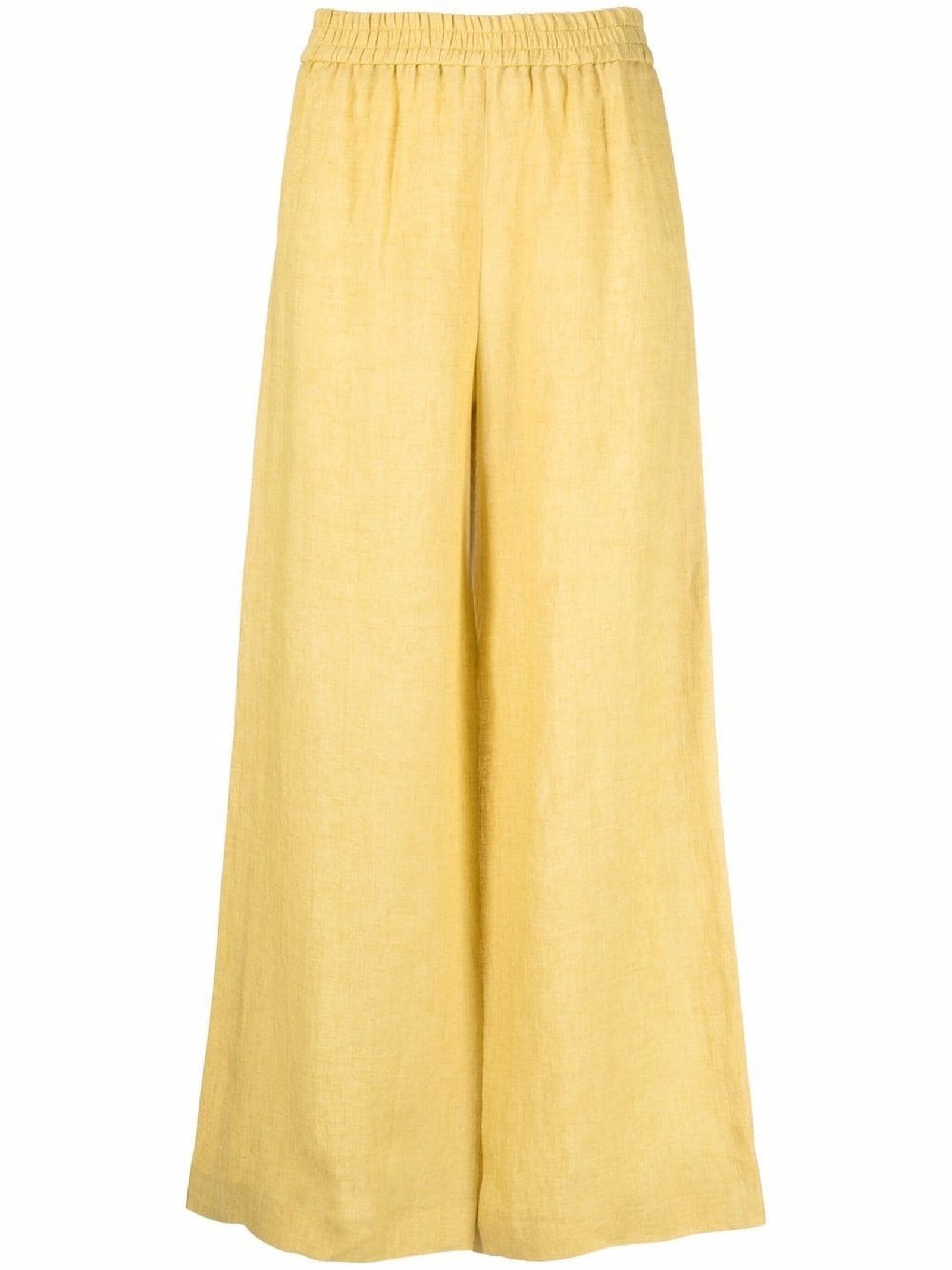Fabiana Filippi Yellow Linen Trousers