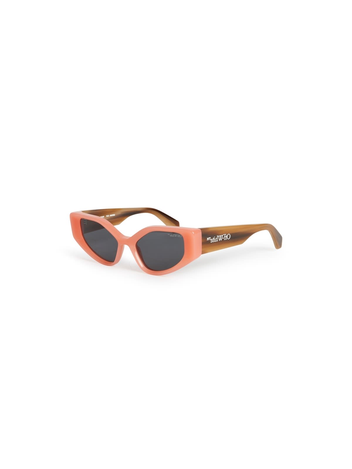 Shop Off-white Memphis Sunglasses Sunglasses In Orange