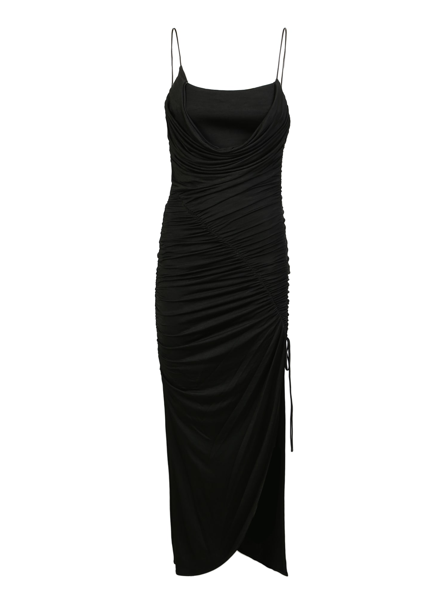 Alice + Olivia Long Dress With Ruched Lux