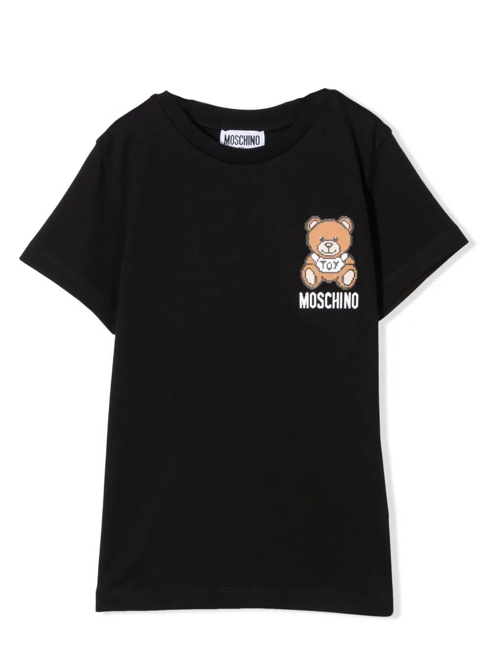 Moschino Black Cotton Tshirt