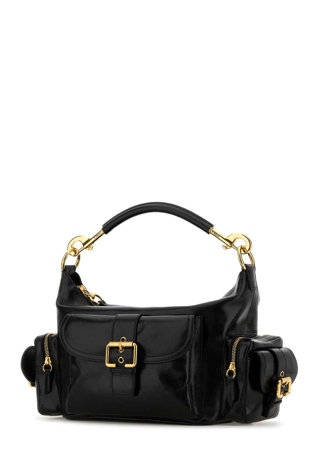 Shop Chloé Black Leather Camera Bag Handbag