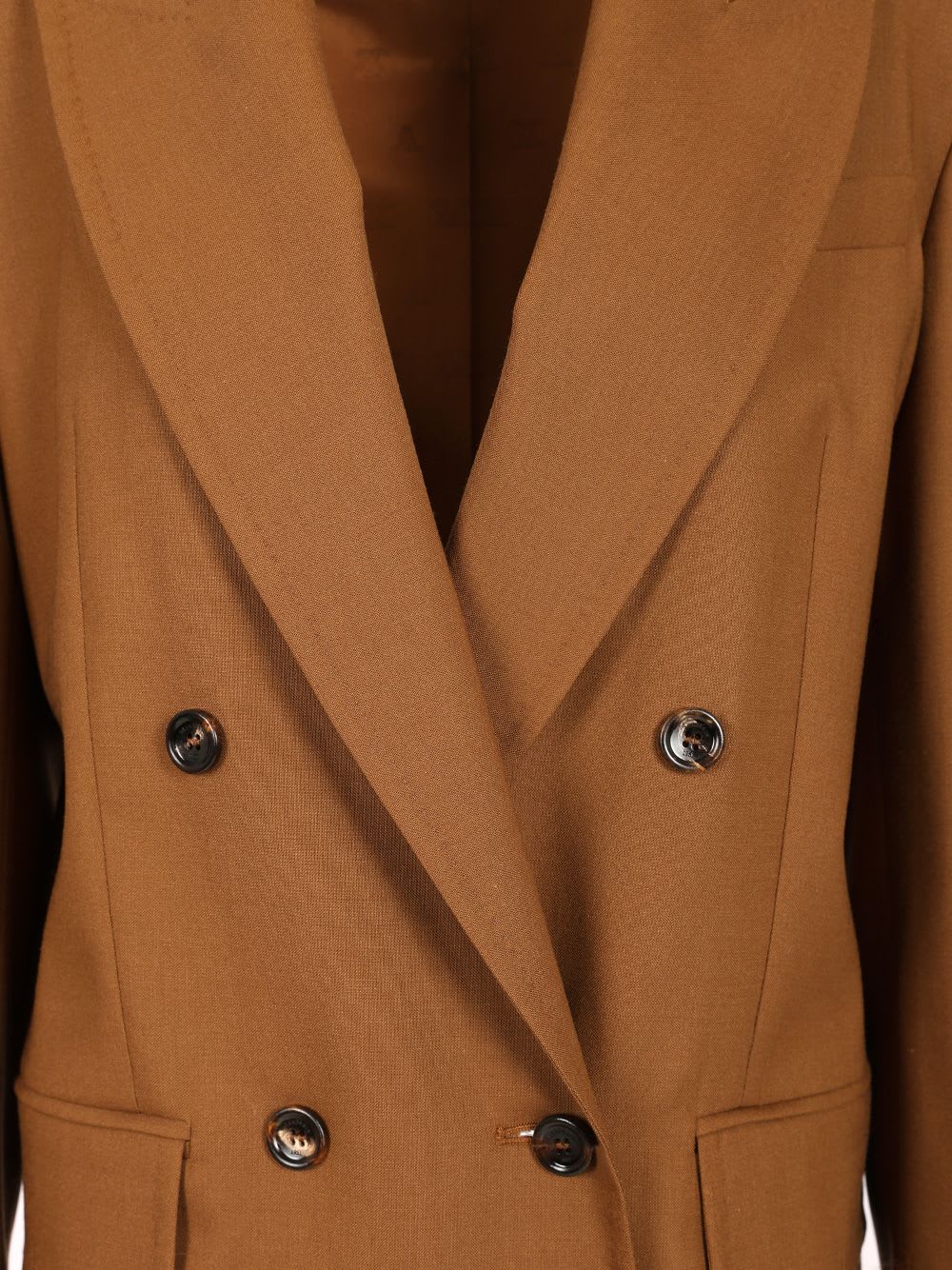 Max Mara Olympia Blazer Jacket In Brown