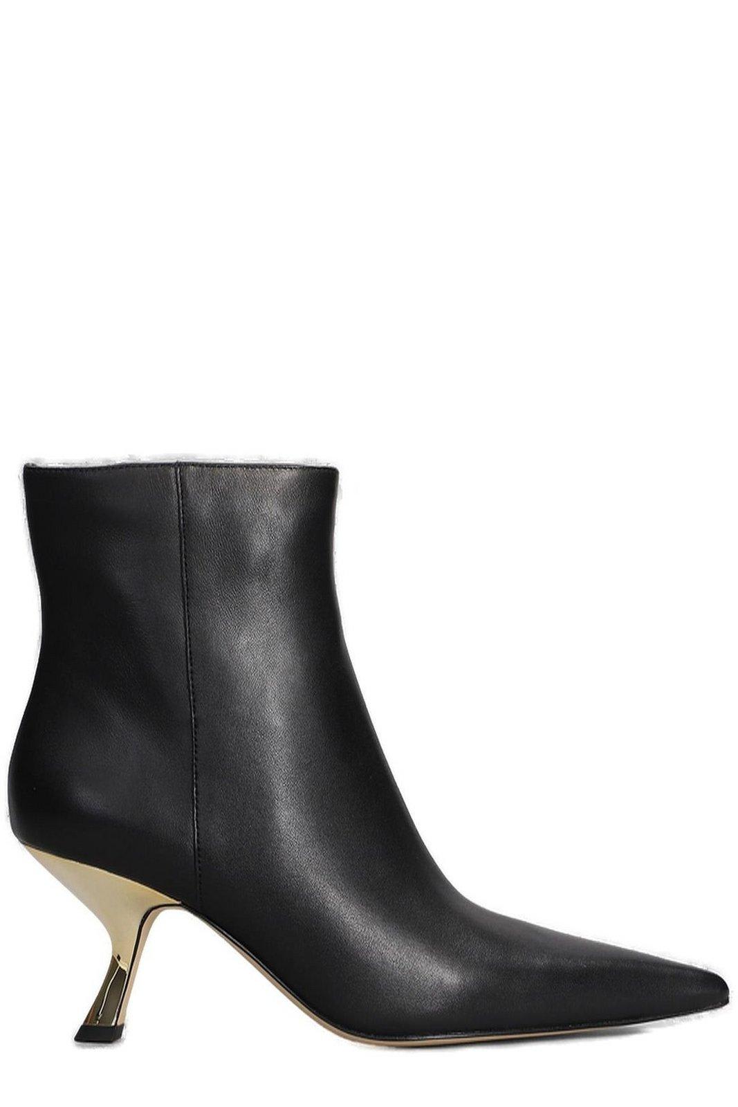 Shop Michael Kors Heeled Ankle Boots In Black