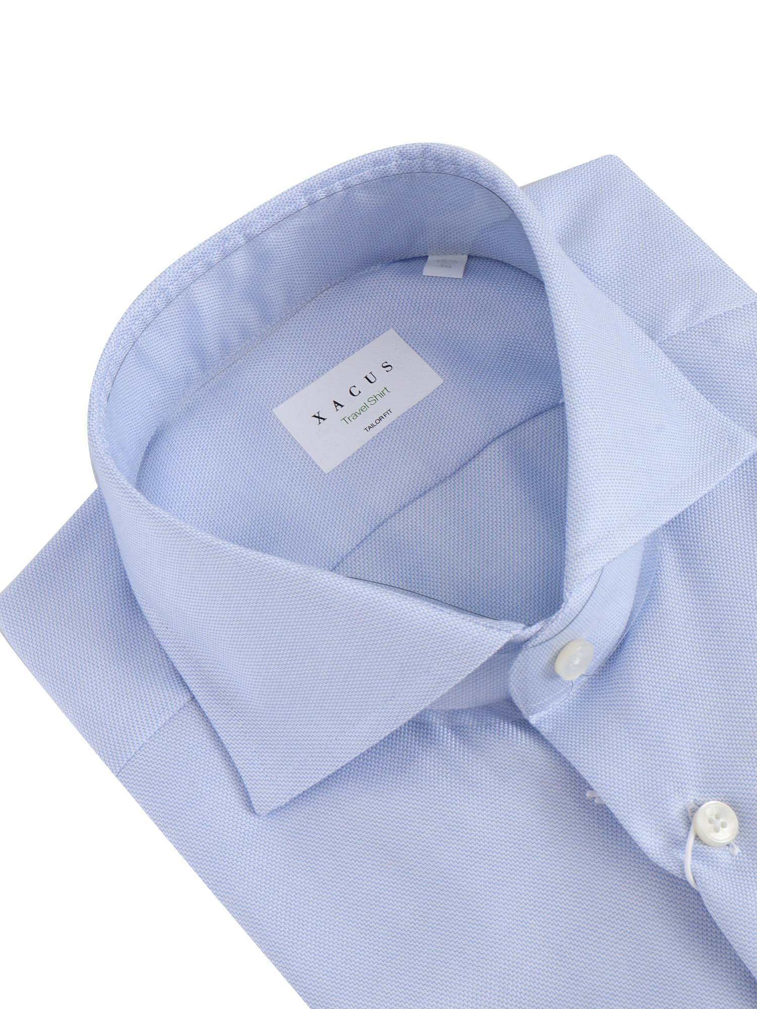 Xacus Cotton Tailor Fit 'active' Shirt In Multicolor