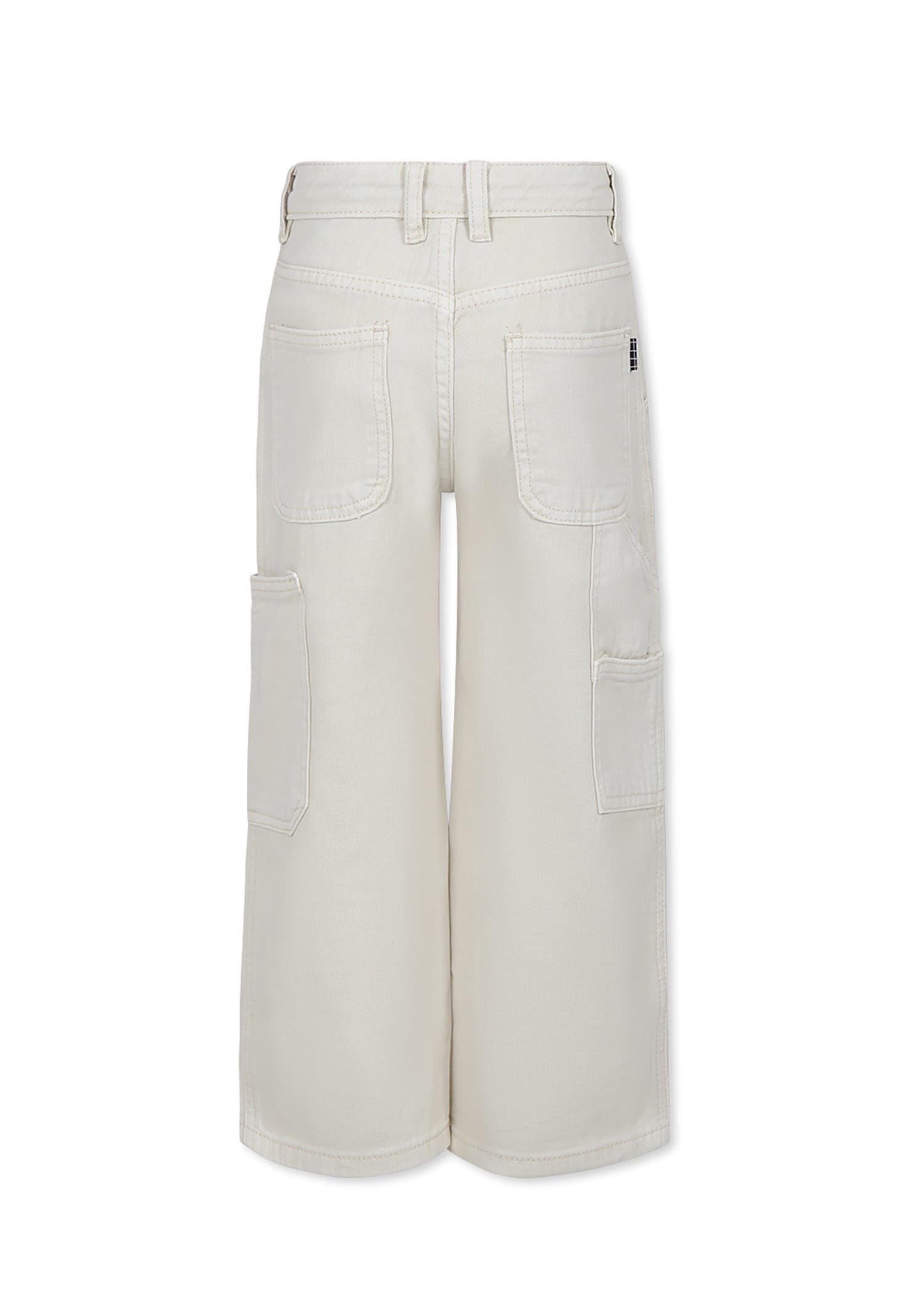 Molo Five-pocket Jeans In Ivory