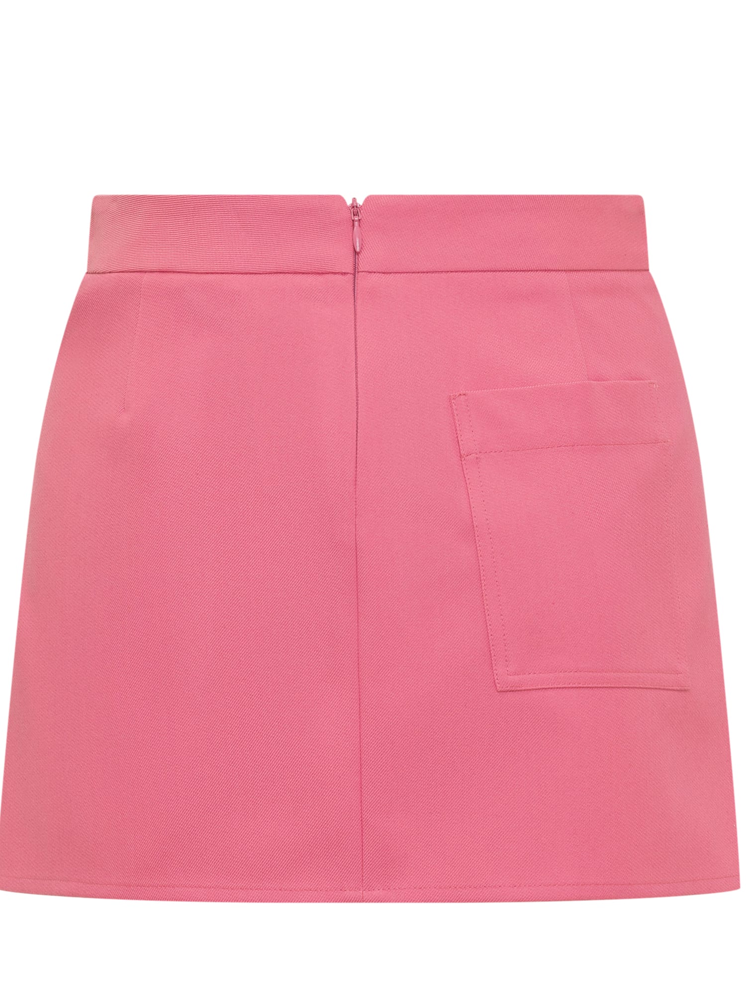 Shop Palm Angels Mini Track Skirt In Fuchsia