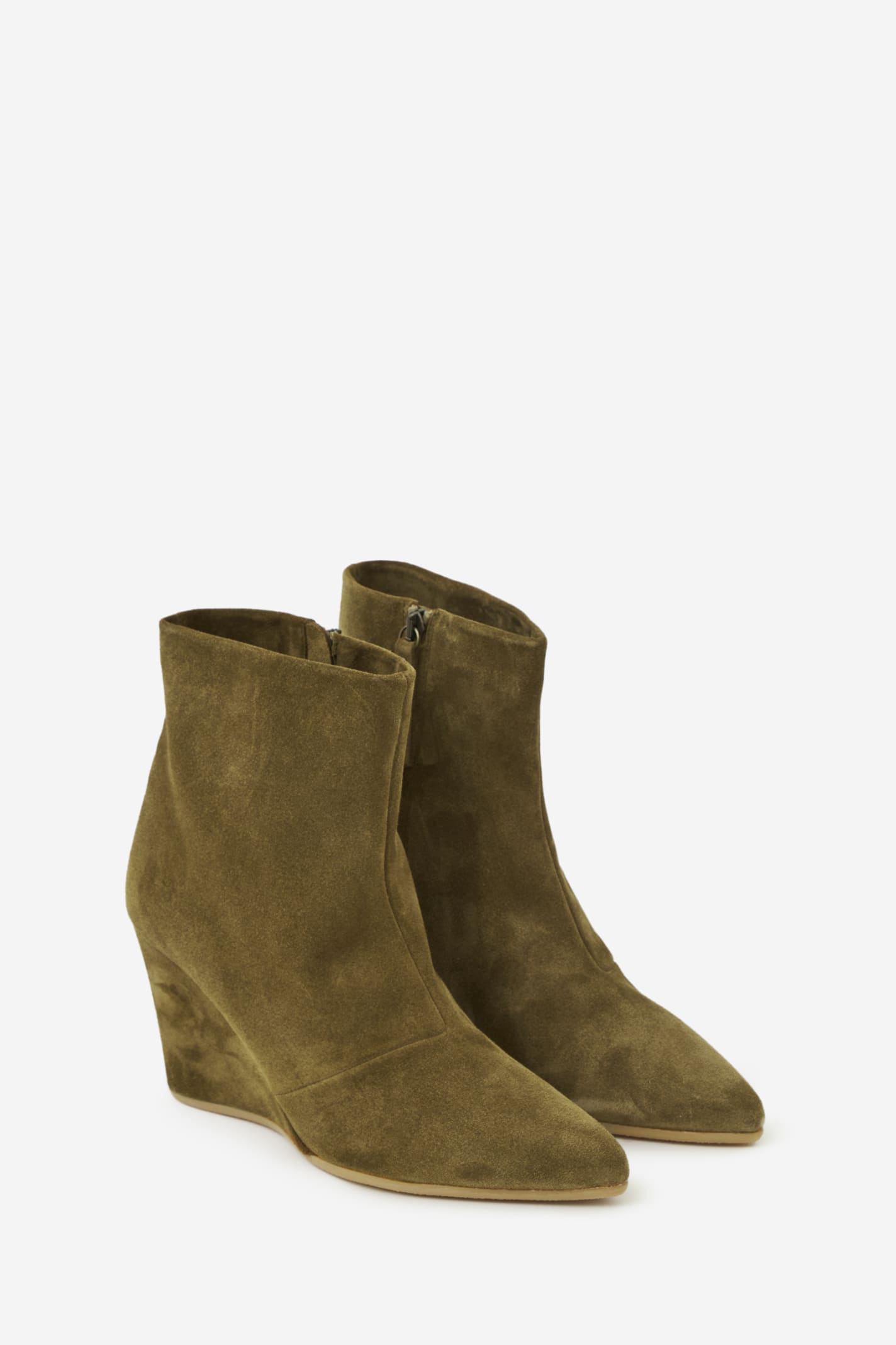 Shop Forte Forte Boots In Khaki