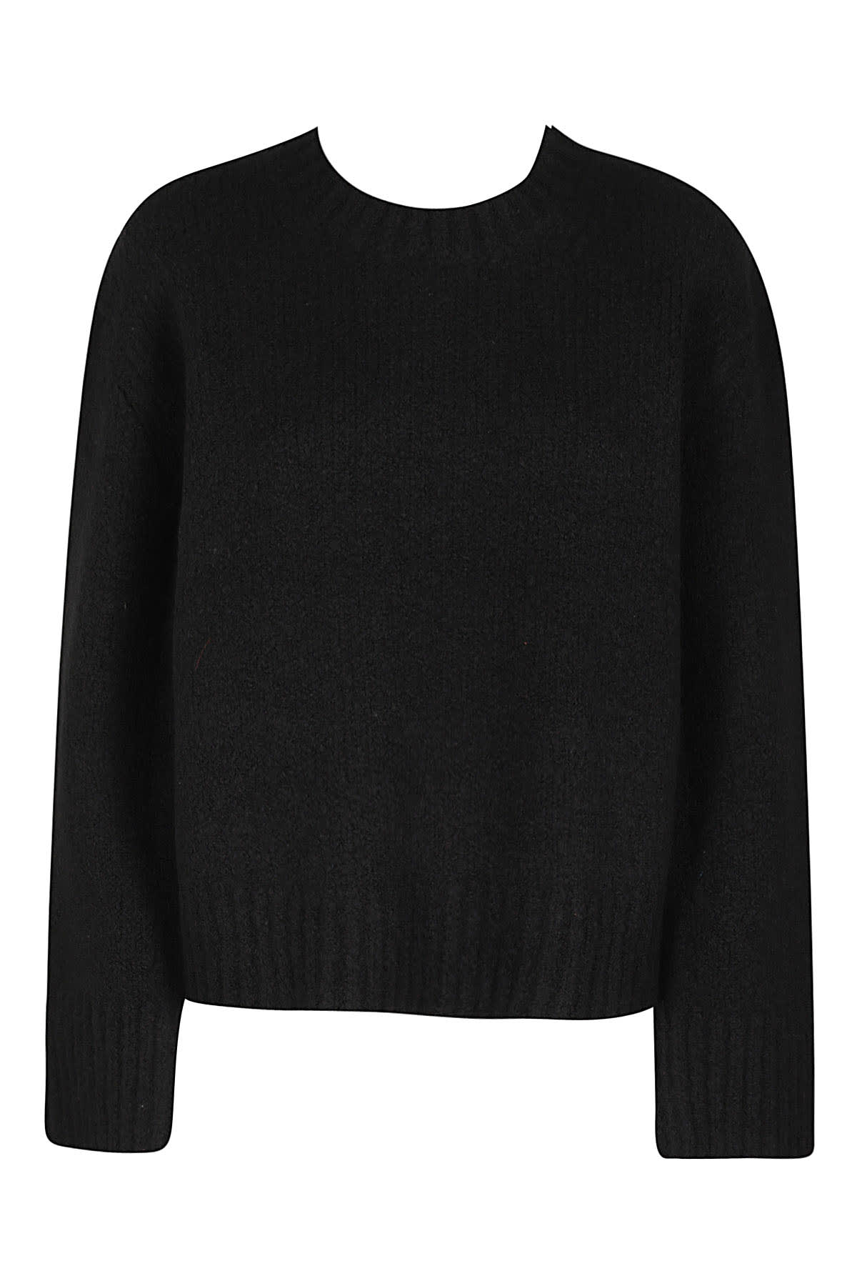 Helmut Lang Textured Crew In Black