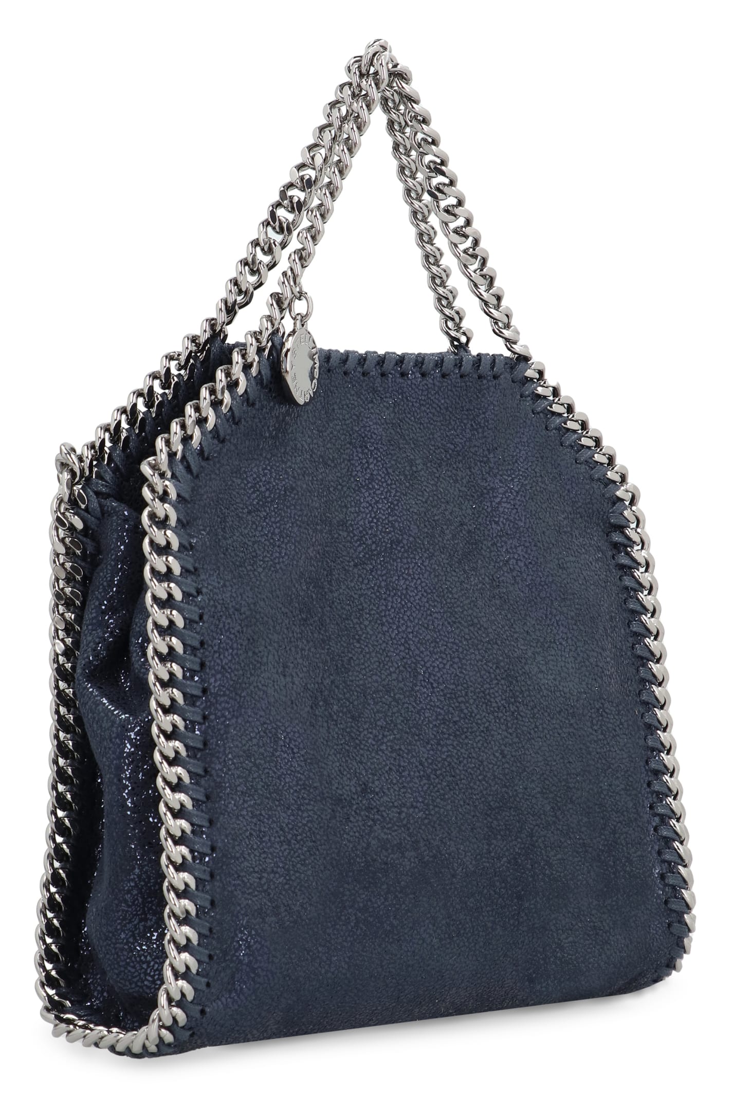 Shop Stella Mccartney Tiny Falabella Mini Bag In Ink