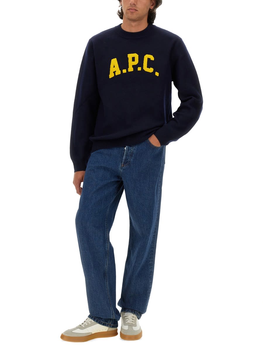 Shop Apc Fairfax Jeans In Denim