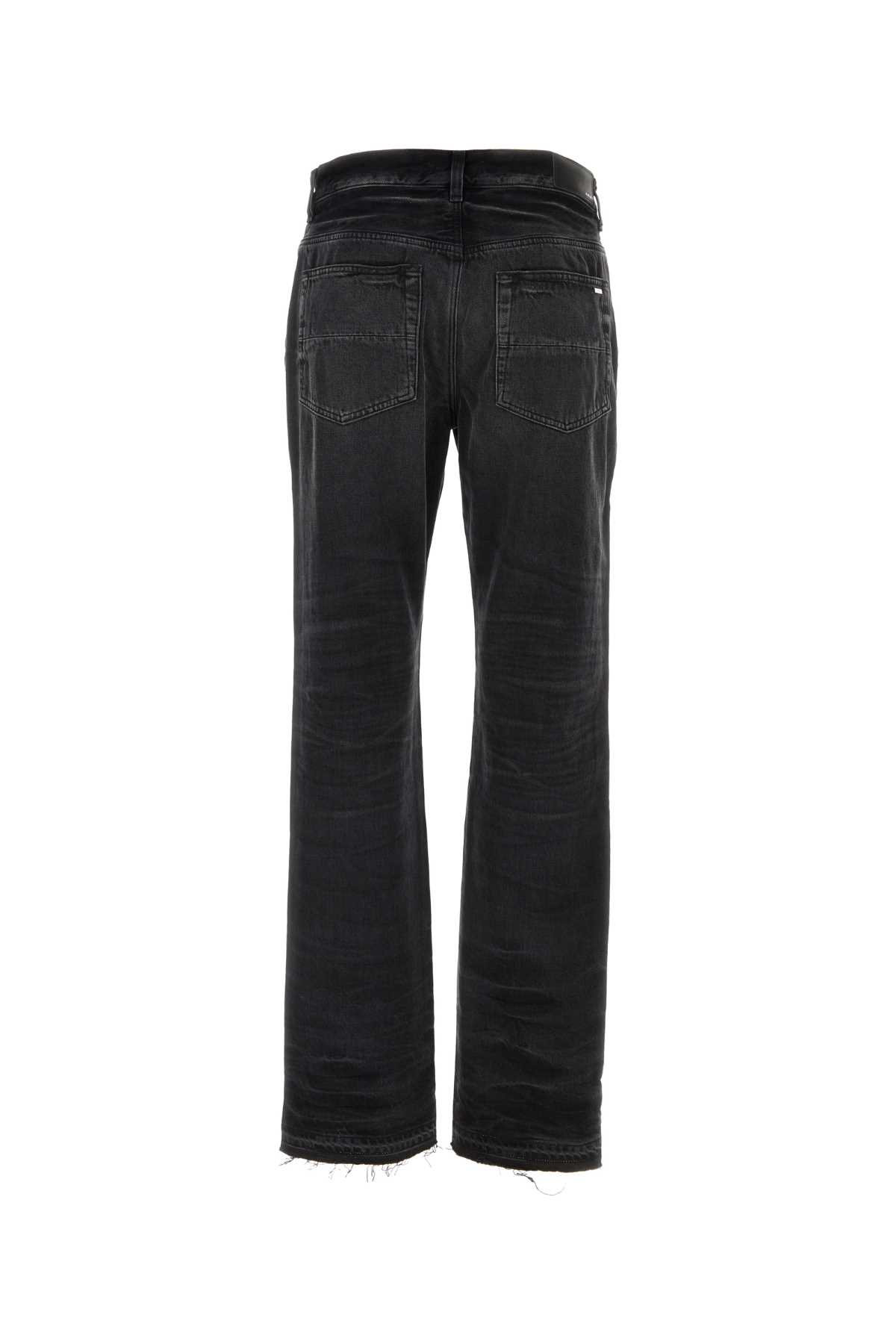 Amiri Black Denim Jeans In Fadedblack