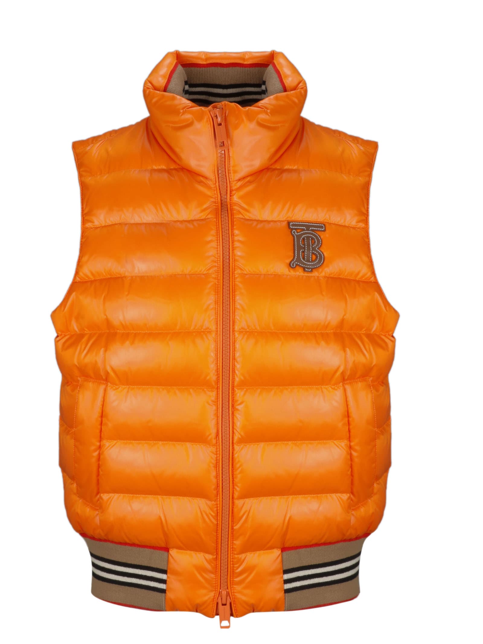 burberry jacket orange