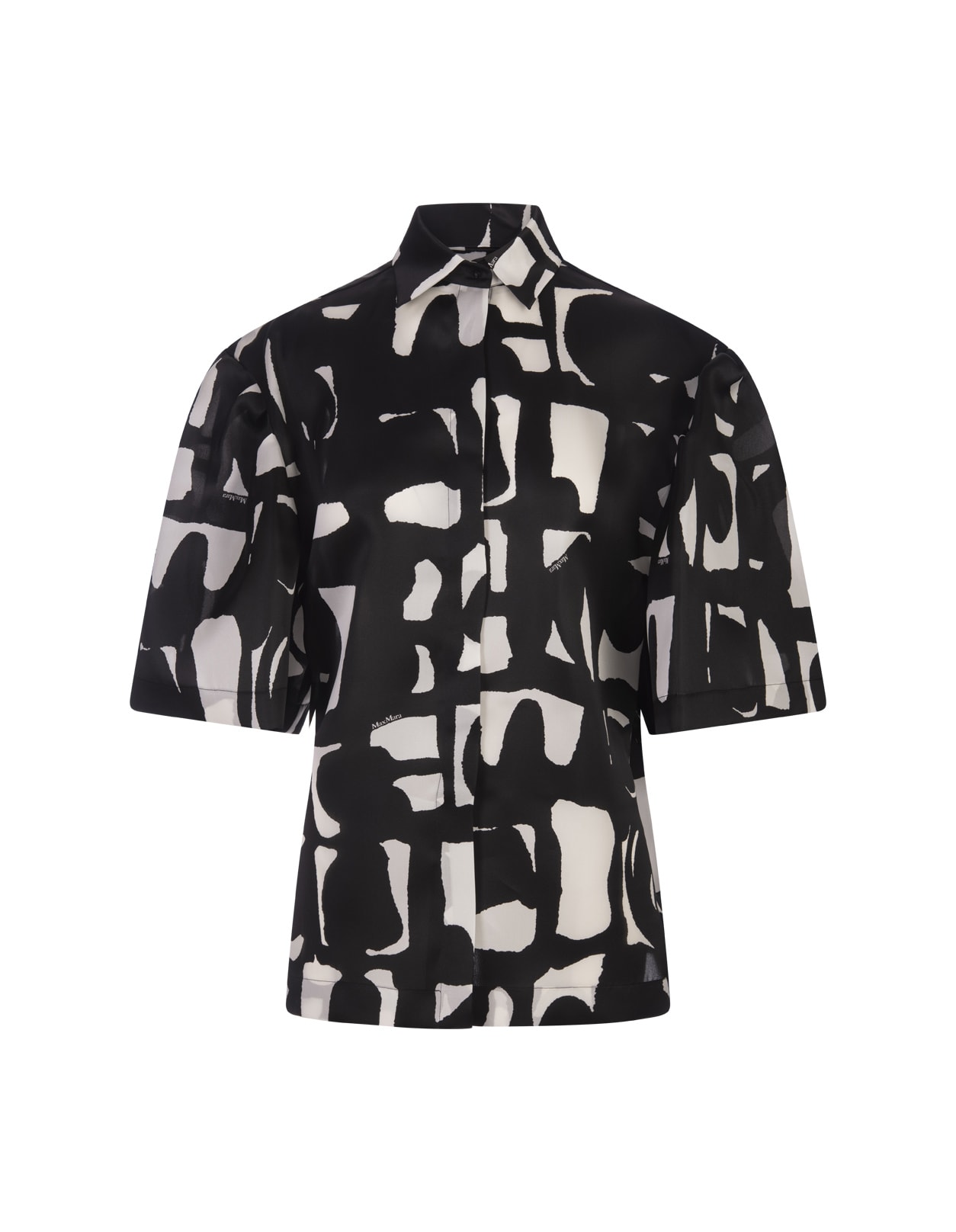 Carella Shirt In White And Black
