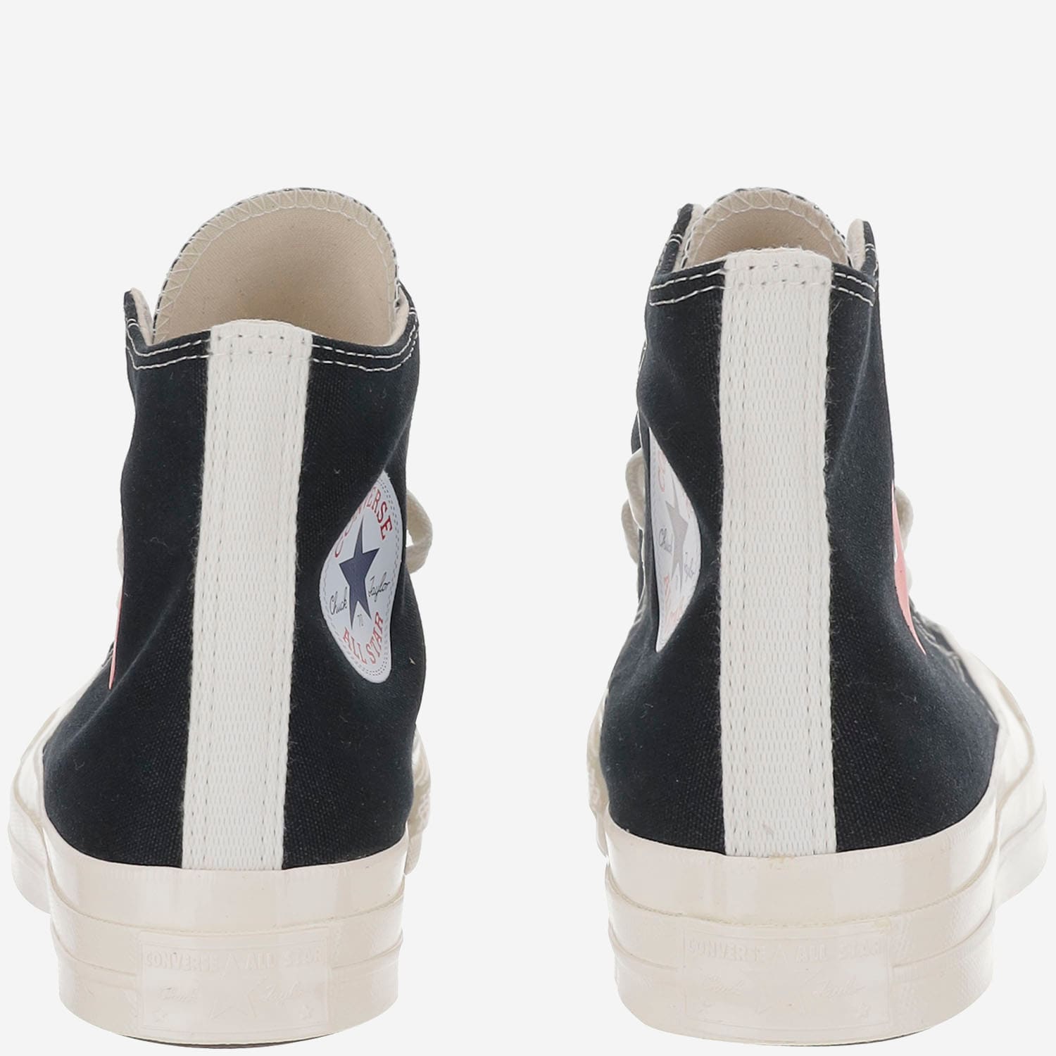 Comme Des Garçons Play X Converse Chuck 70 Multi Heart Sneakers In Black