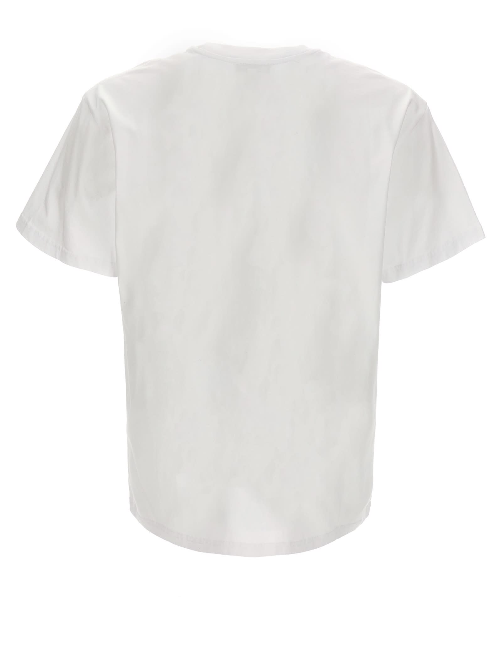 Shop Jw Anderson Gnome Chest T-shirt In White
