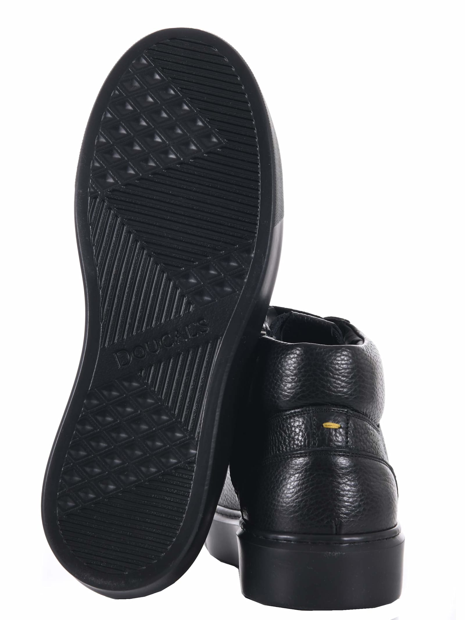 Shop Doucal's Doucals Sneakers In Black