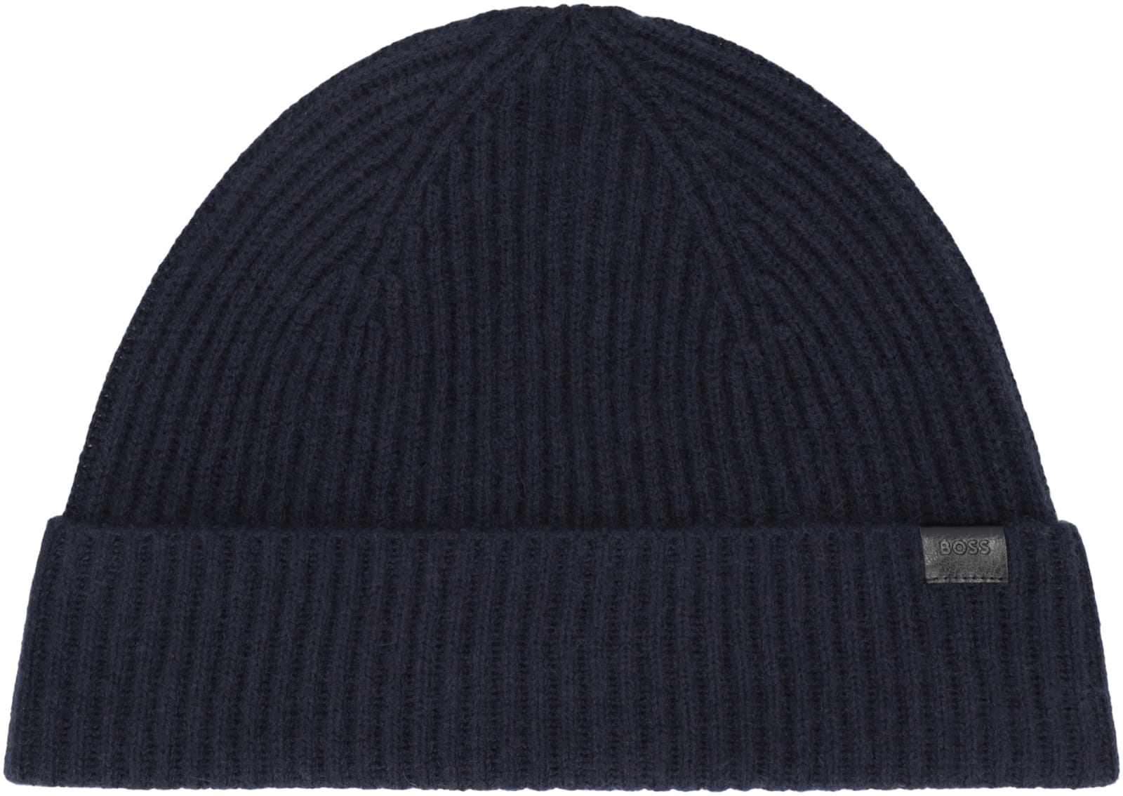 Hugo Boss Boss Knit Cap With Logo In Black