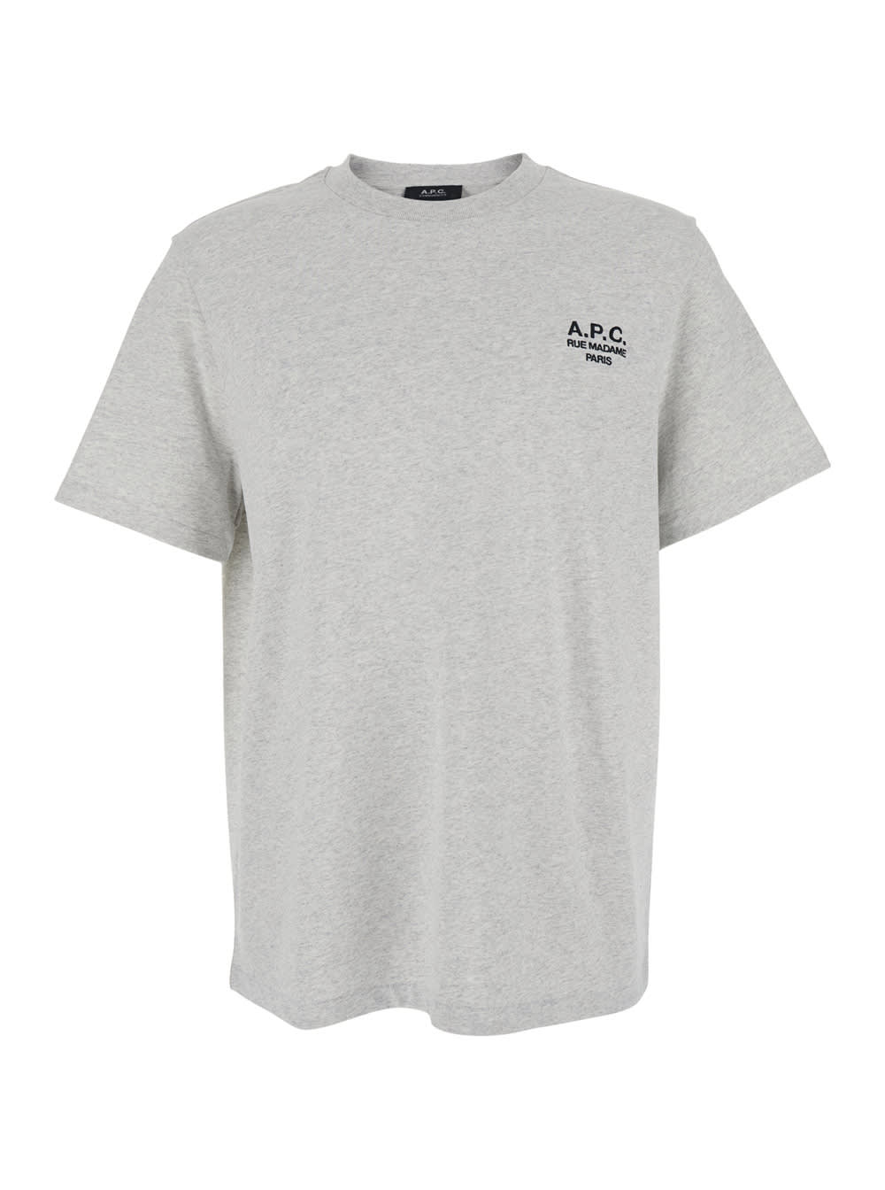 A. P.C. Light Grey Cotton T-shirt