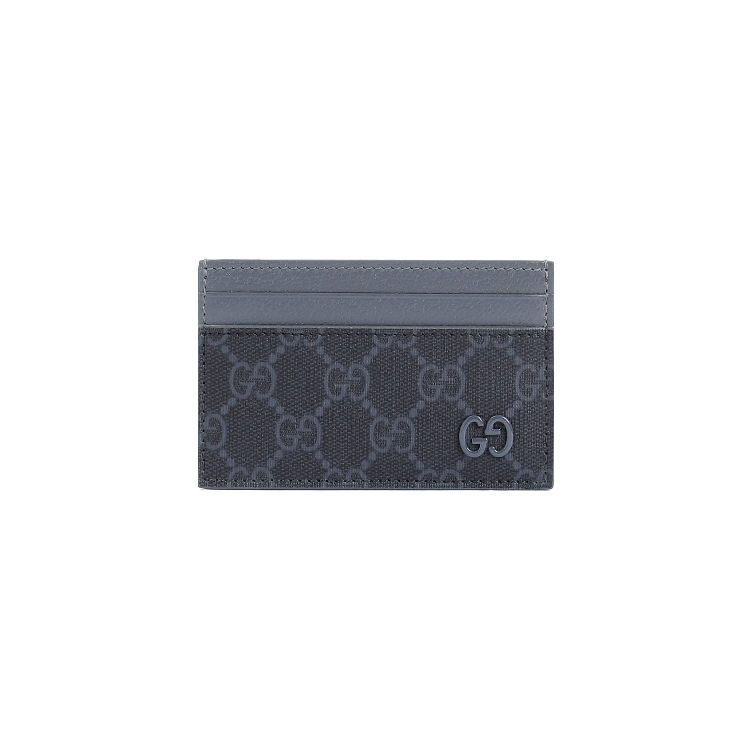 Gucci Bicolor Gg Card Holder In Blue