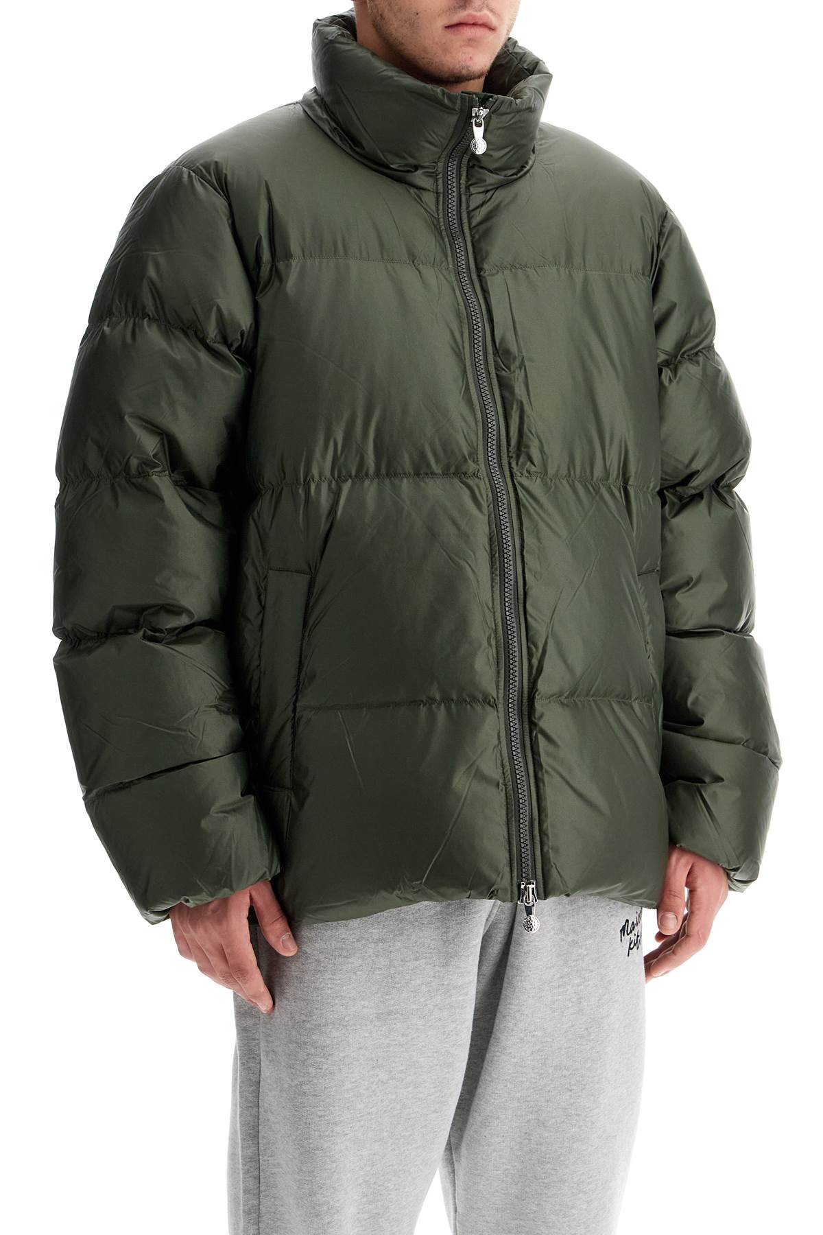 Shop Pyrenex Shift 2 Unisex Down Jacket In Deep Khaki (green)