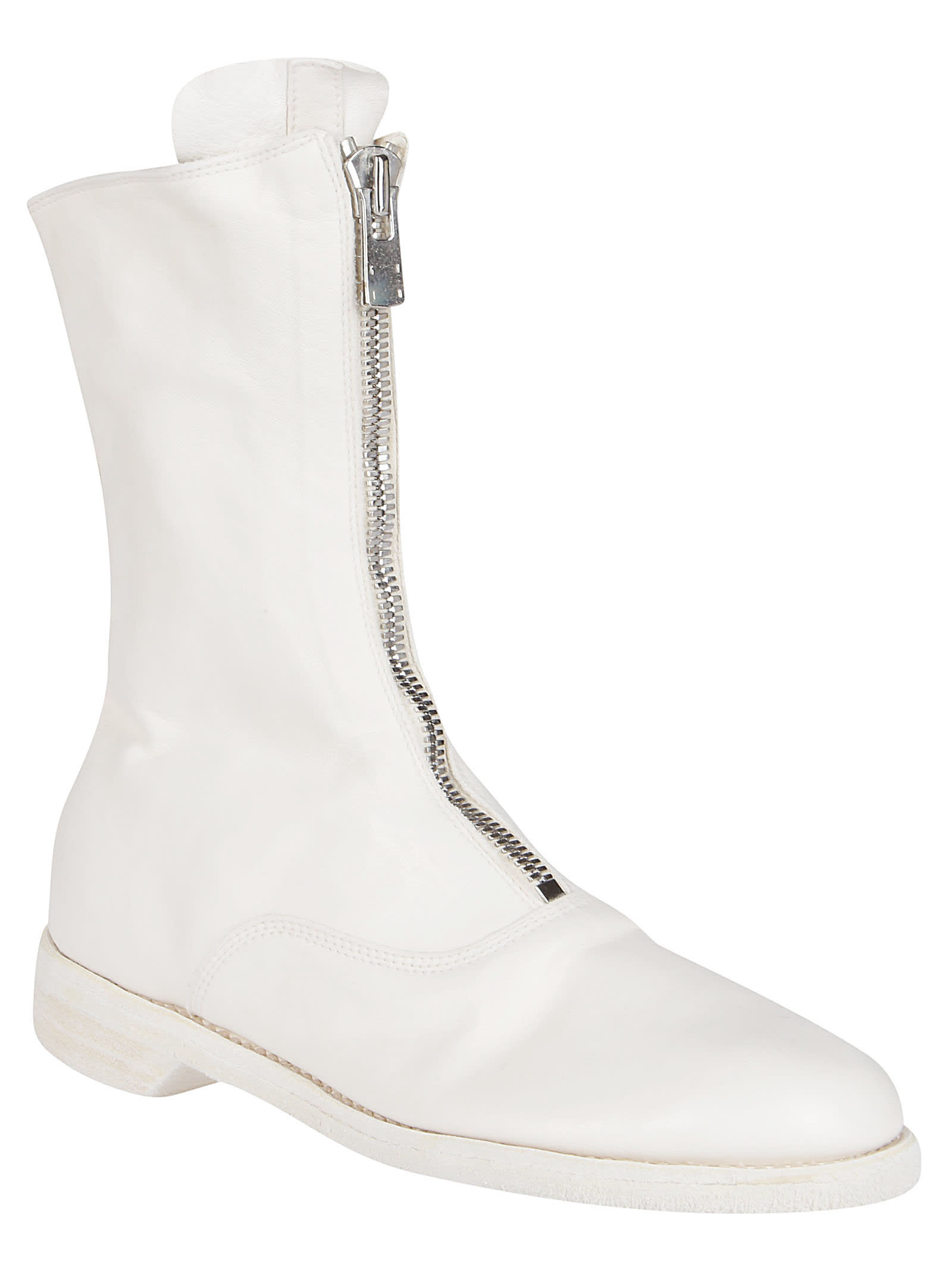 guidi boots white