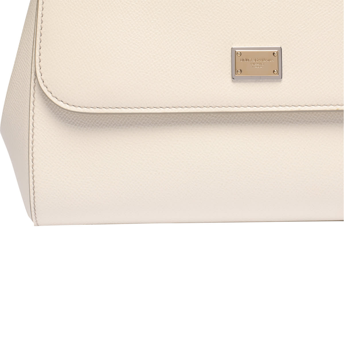 Shop Dolce & Gabbana Medium Sicily Handbag In Bianco