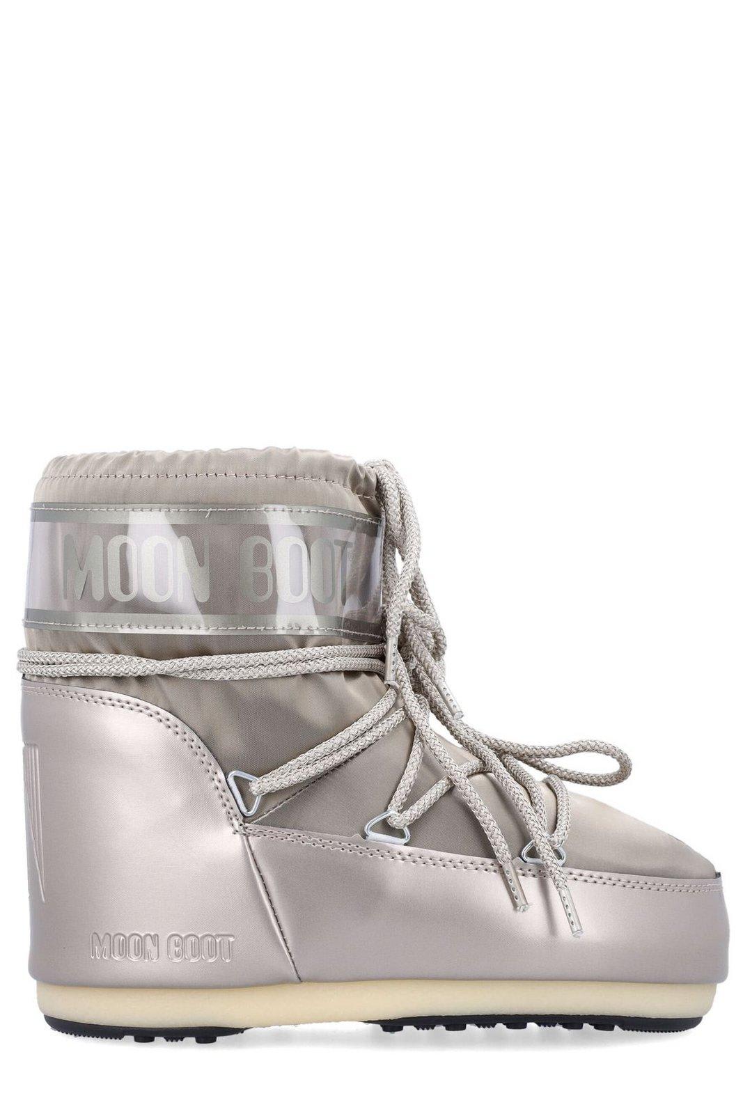 Classic Low Glance Lace-up Snow Boots