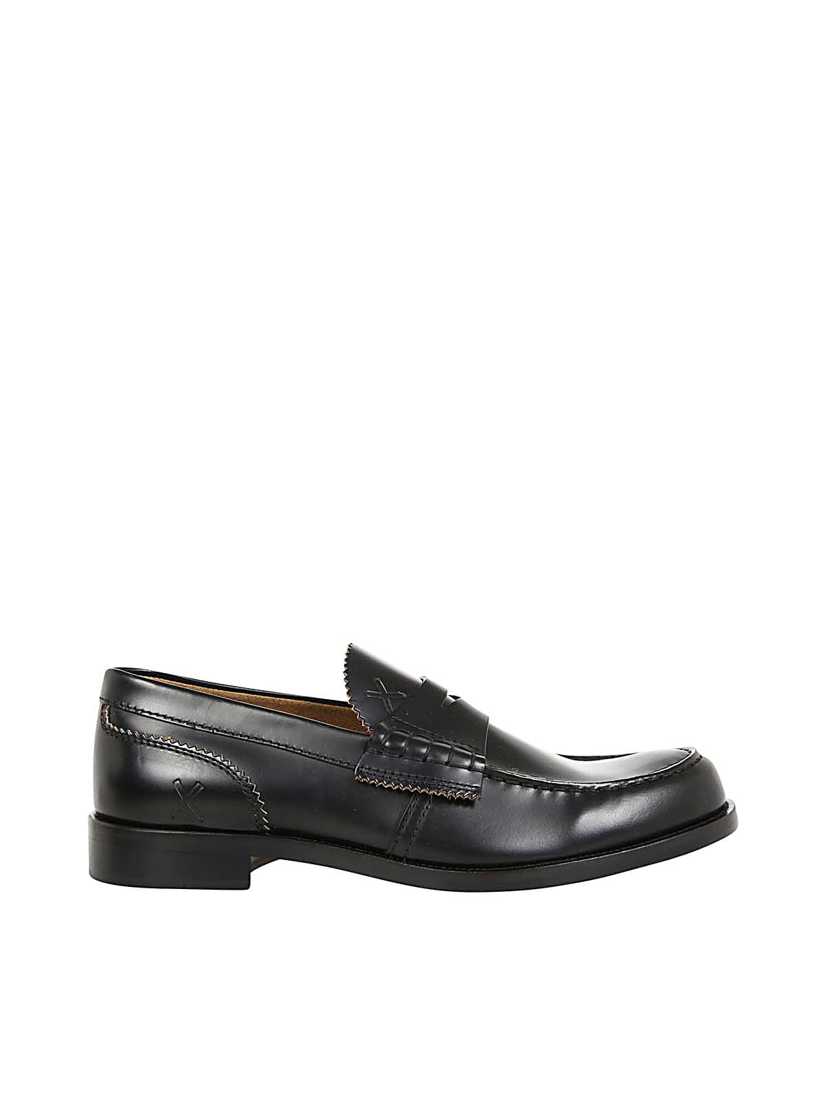 COLLEGE CROSS PRINT LOAFERS
