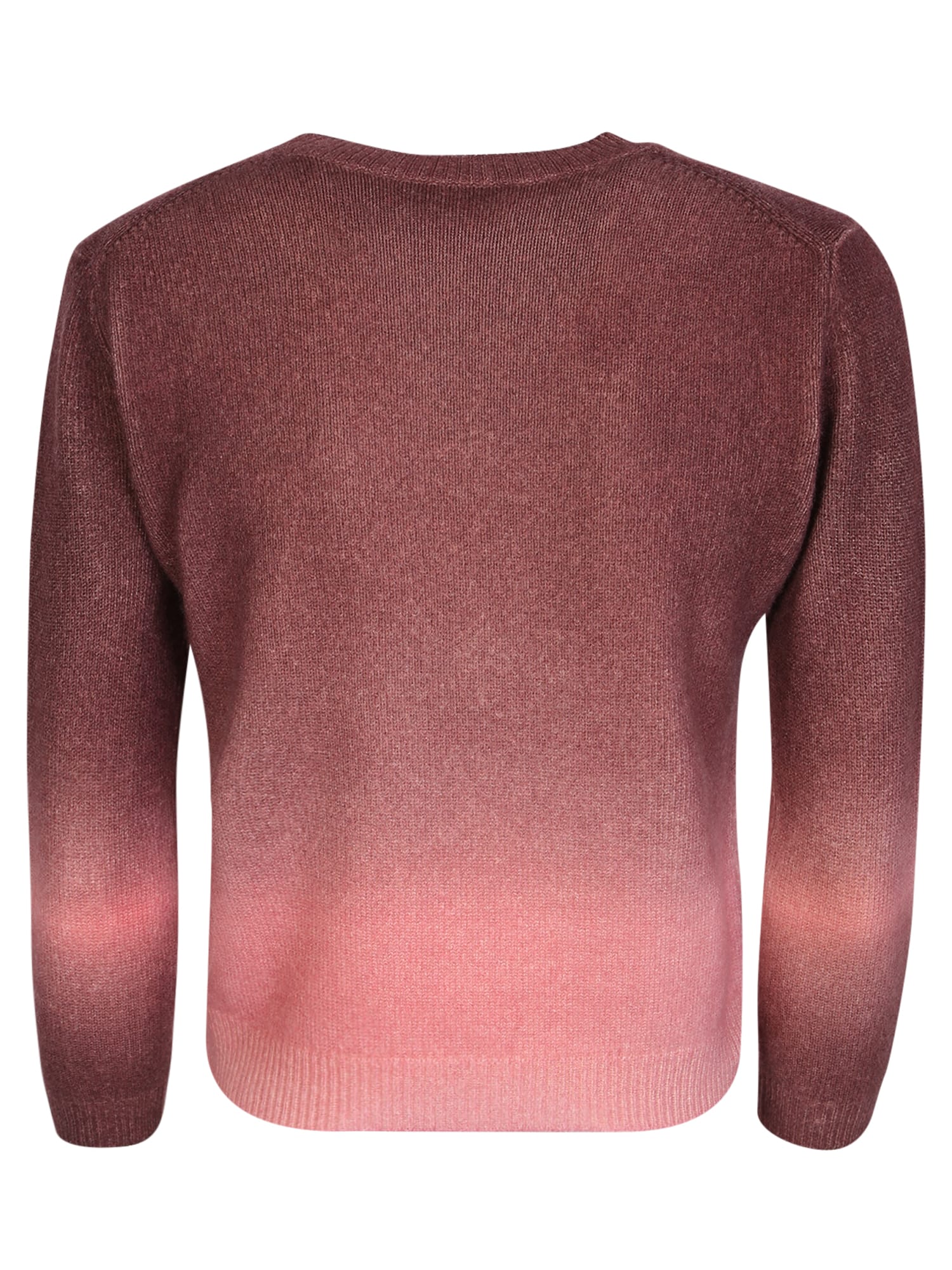 Shop Tory Burch Ombrã¨ Effect Cashmere Pullover In Pink