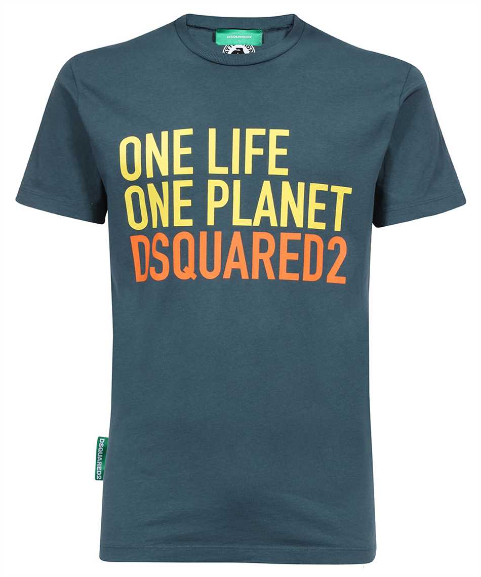 Dsquared2 Crew-neck T-shirt In Green