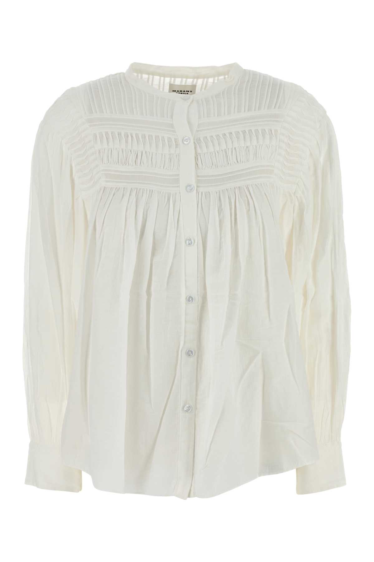 Marant Étoile White Cotton Plalia Blouse