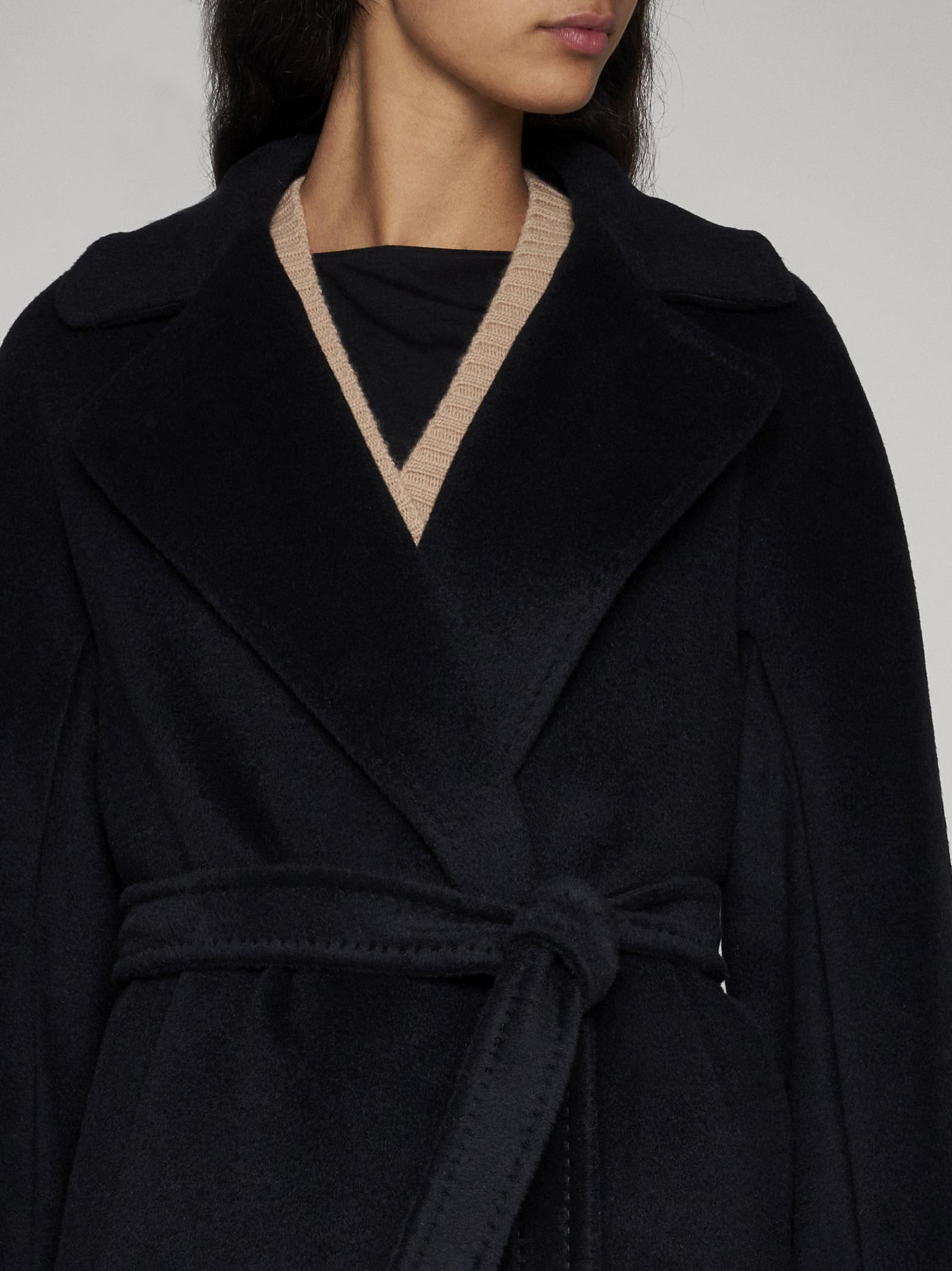 Weekend Max Mara Tempera Coat In Black